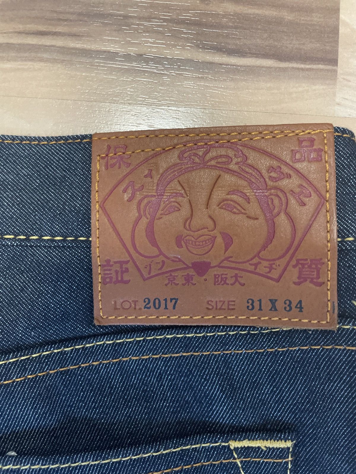 Evisu Evisu 2017 Raijin-Fujin Daicock Jeans Size US 31 - 11 Thumbnail