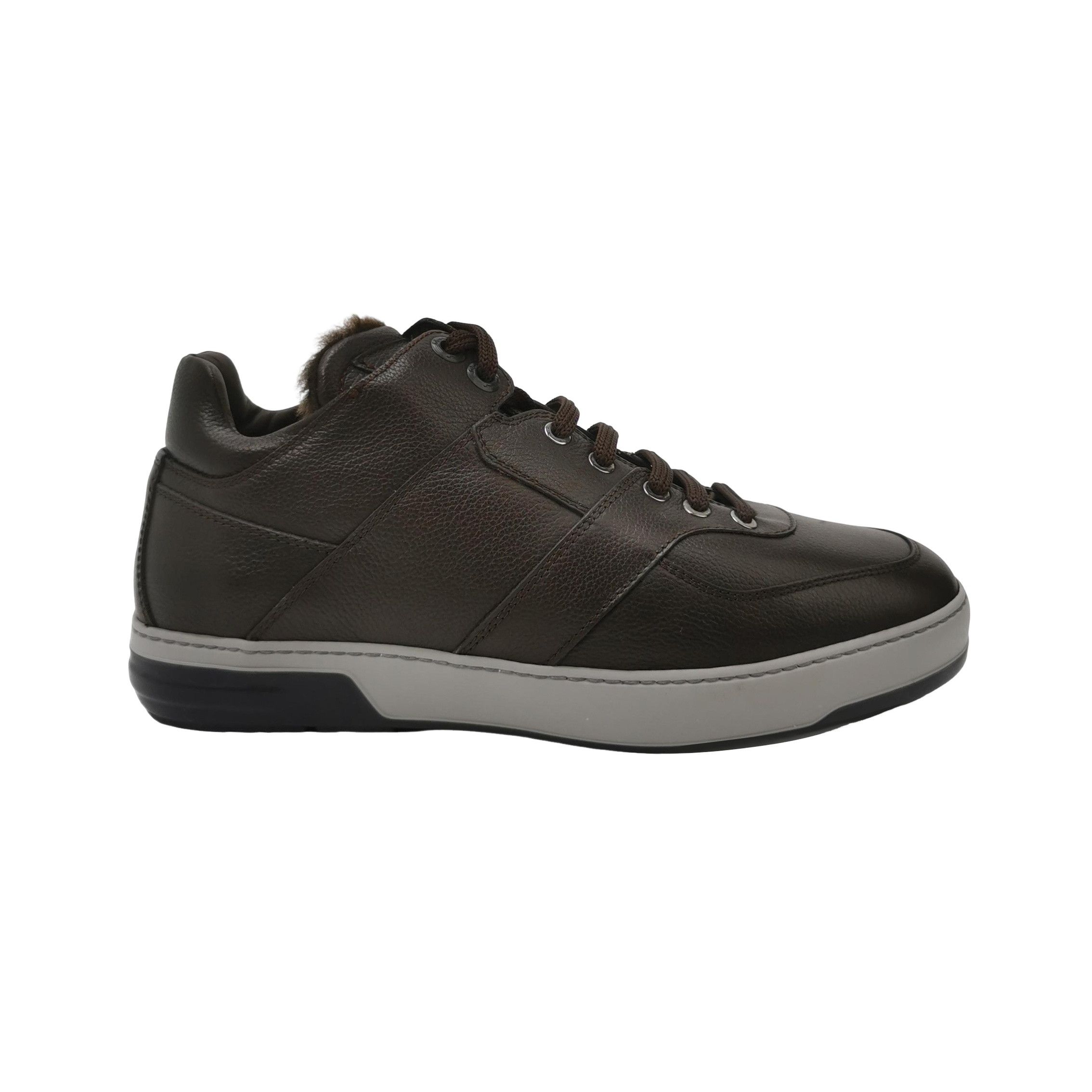 Salvatore Ferragamo Salvatore Ferragamo Fur Lined Leather Sneakers 41.5 Size US 8 / EU 41 - 1 Thumbnail