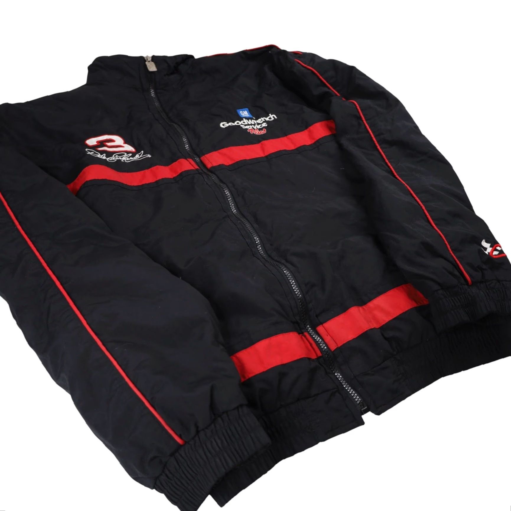 Chase Authentics VINTAGE Chase Authentics Dale Earnhardt Nascar Jacket Black Large Mens Size US L / EU 52-54 / 3 - 4 Thumbnail