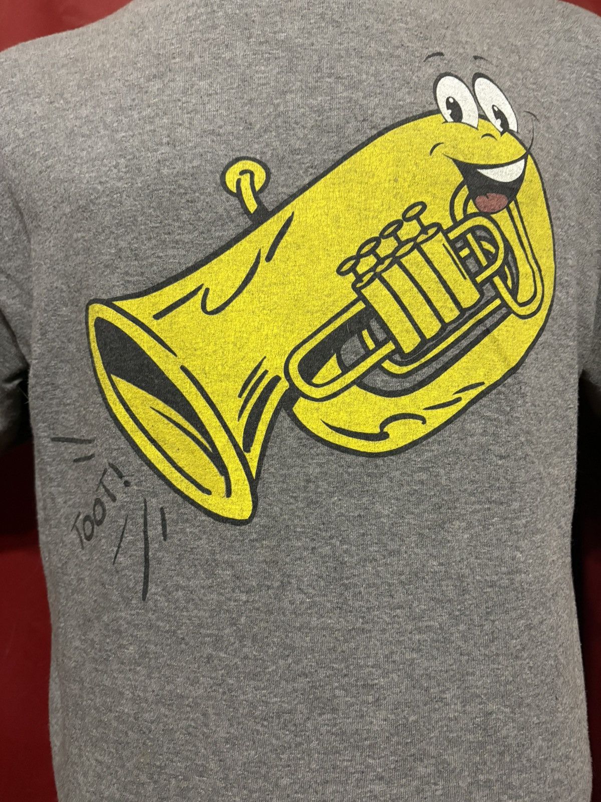 Vintage Vintage Trumpet Tshirt 90s Cute Toot Personified Cartoon Tee Size US L / EU 52-54 / 3 - 2 Thumbnail