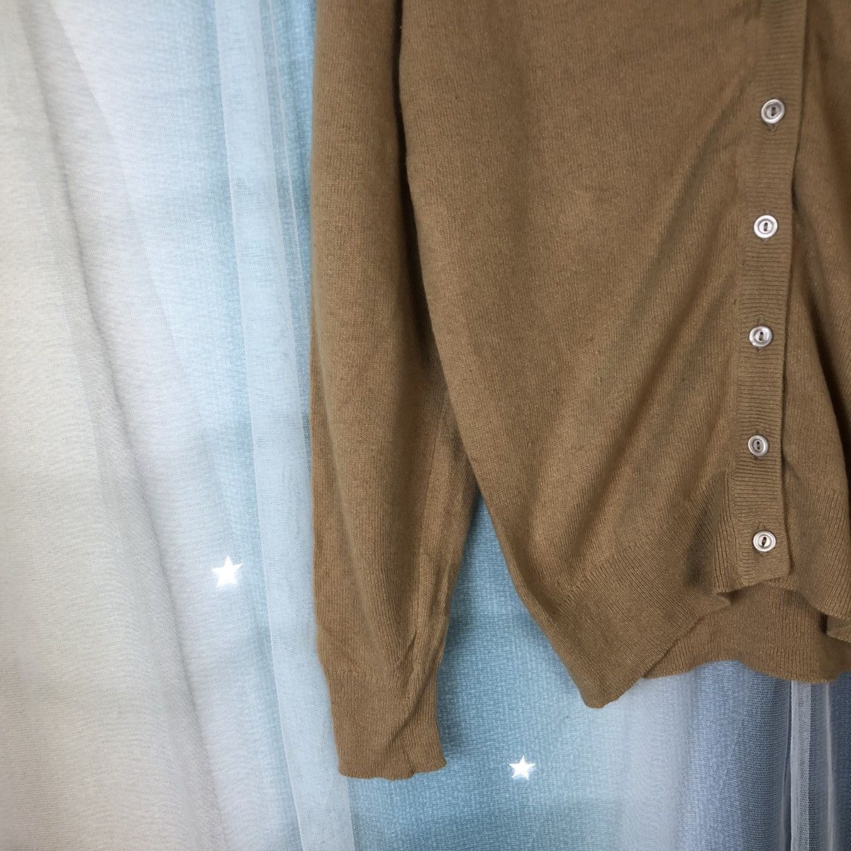 Homespun Knitwear Bream Weinz Brown Cardigan #7414 Size M / US 6-8 / IT 42-44 - 7 Thumbnail