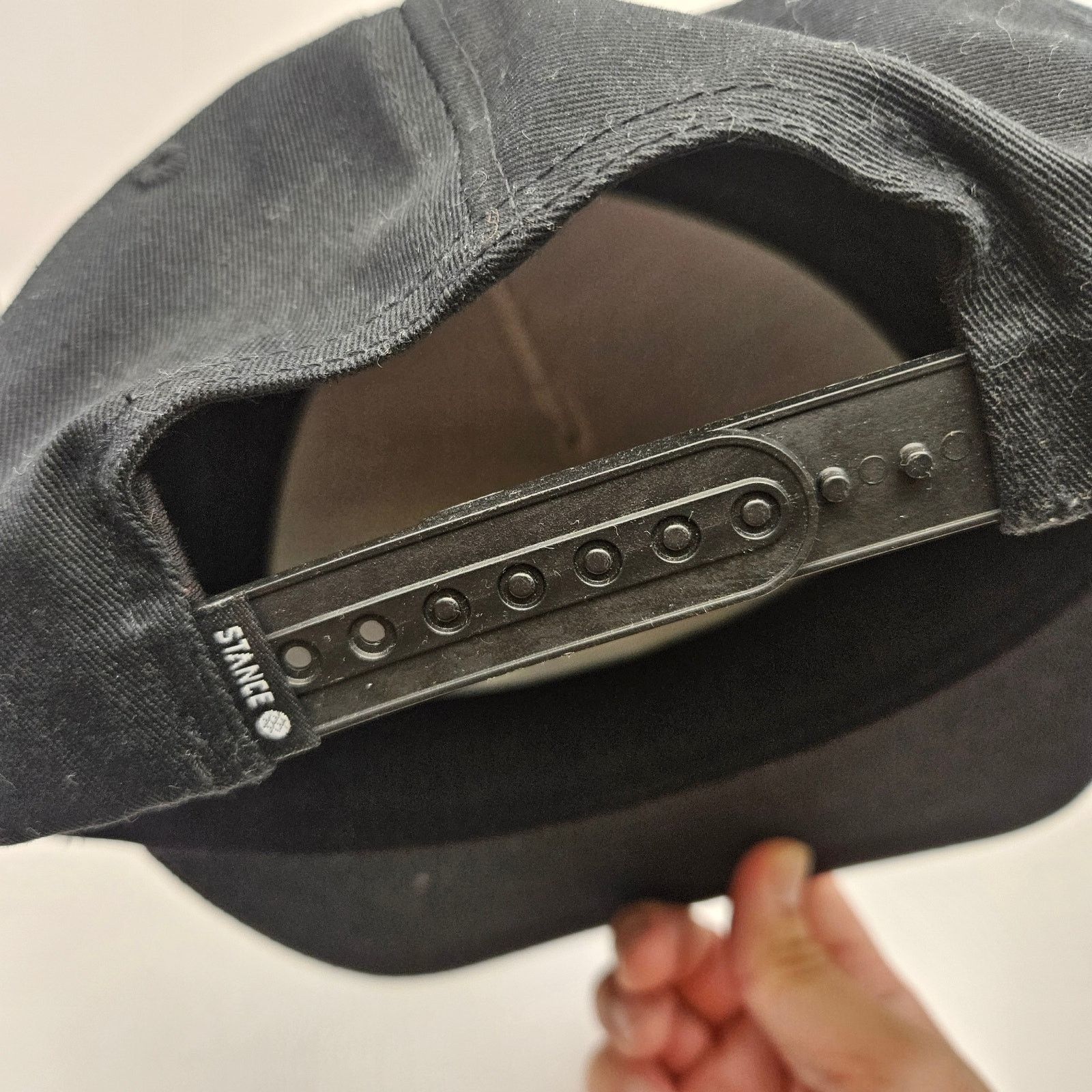 Stance Socks STANCE UNISEX OS SNAPBACK BLACK BASEBALL HAT CAP WHITE LOGO Size ONE SIZE - 4 Thumbnail