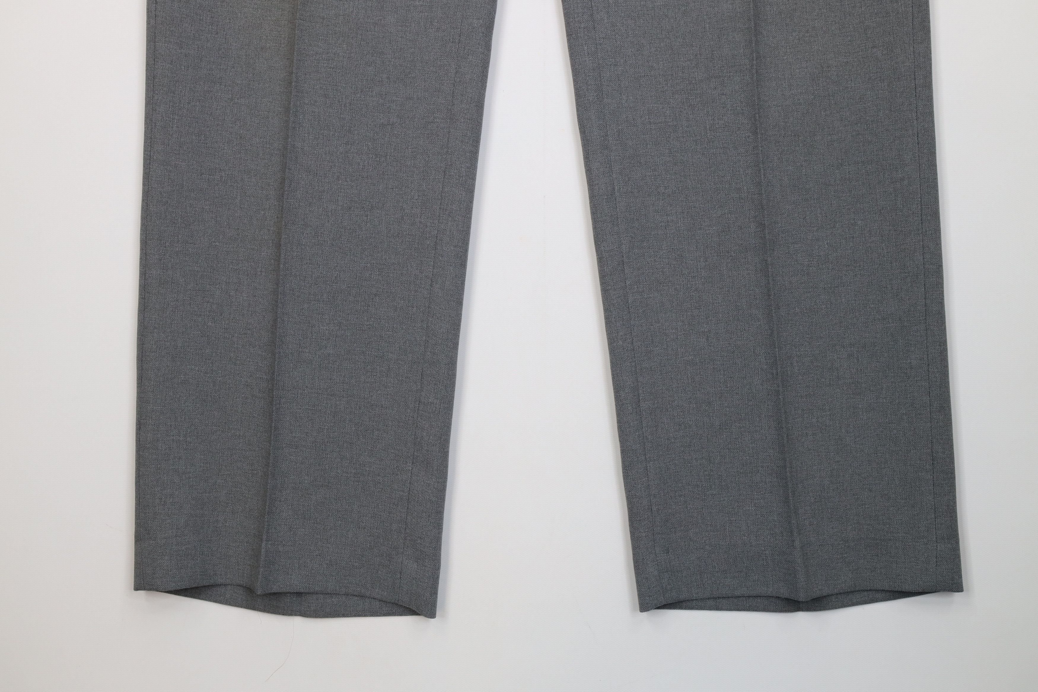 Vintage Vintage 70s Streetwear Flared Wide Leg Chino Pants Gray USA Size US 38 / EU 54 - 4 Thumbnail