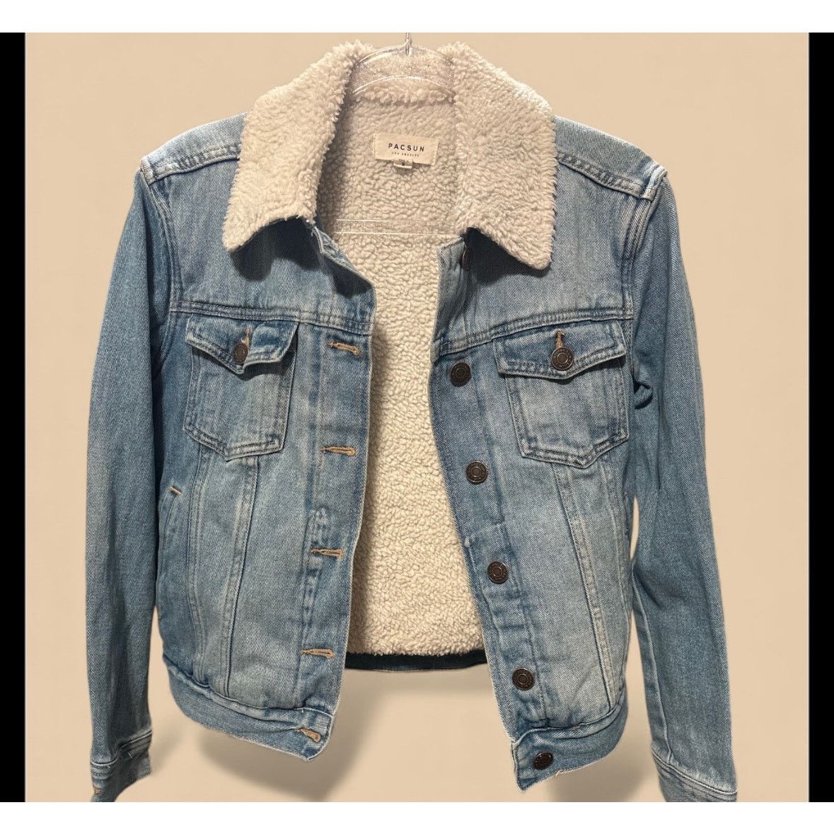 Pacsun Womens Pacsun Blue Denim Jacket Size Small Size S / US 4 / IT 40 - 1 Thumbnail