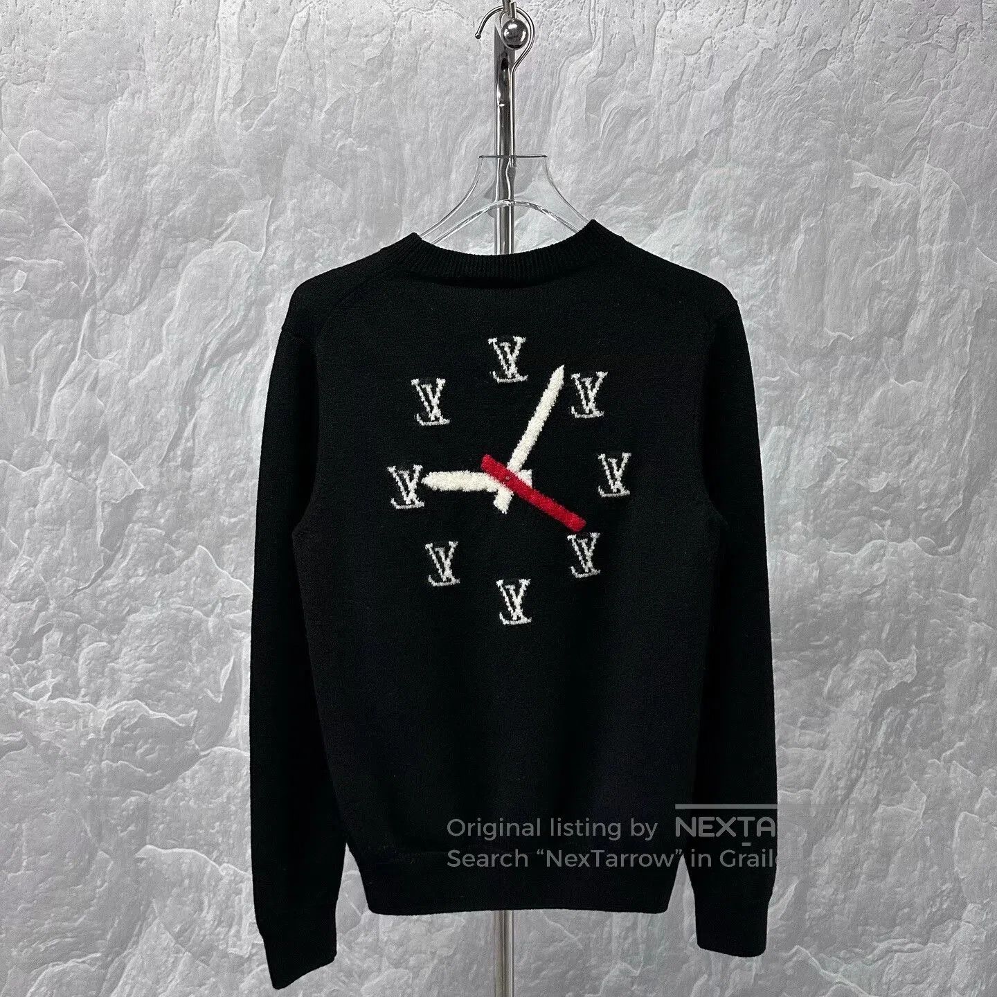 Louis Vuitton louis vuitton clock knit sweater in black. Size US S / EU 44-46 / 1 - 4 Thumbnail