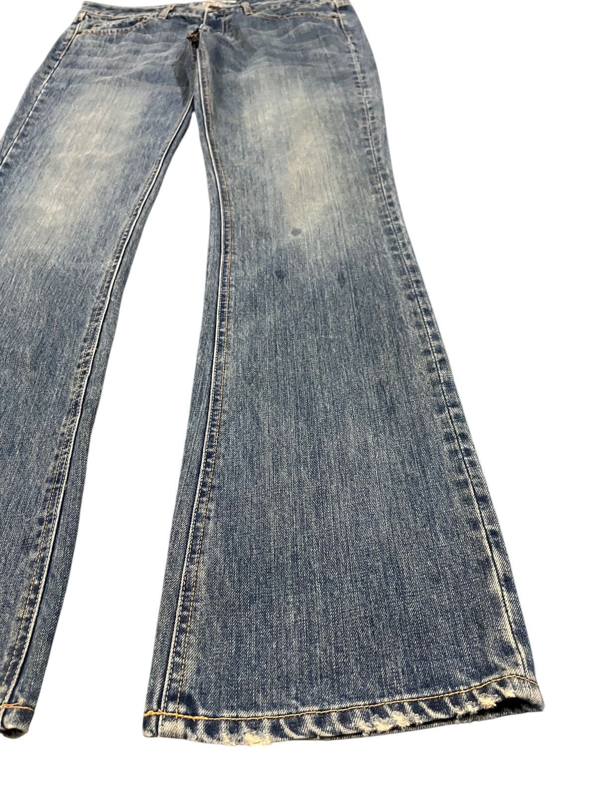 Japanese Brand × Manual Alphabet Vintage Alphabet Club Flare Mudwash Denim Size US 34 / EU 50 - 3 Thumbnail