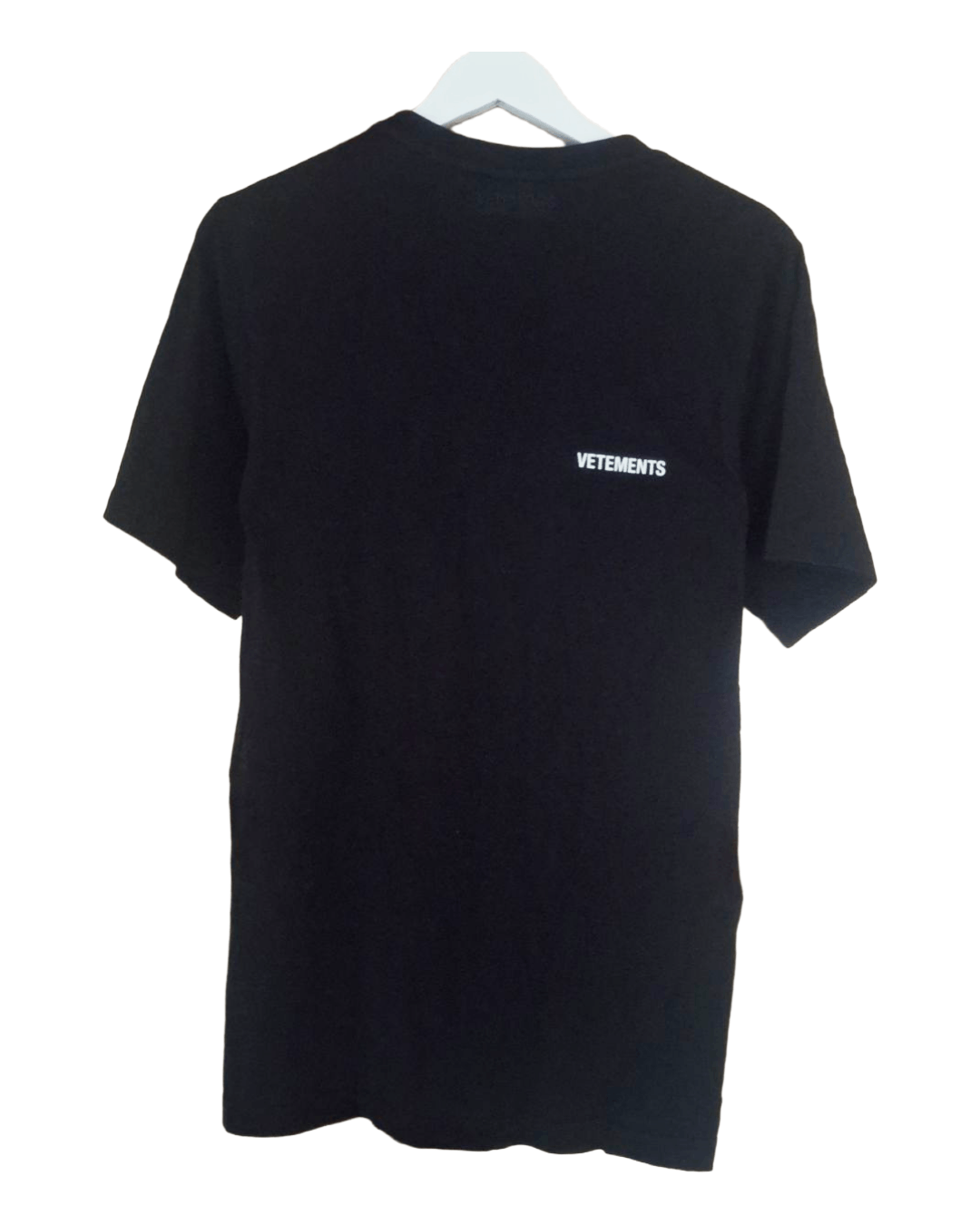 Vetements Vetements AW21 Logo T-Shirt Black Front & Back Logo Size US M / EU 48-50 / 2 - 2 Thumbnail