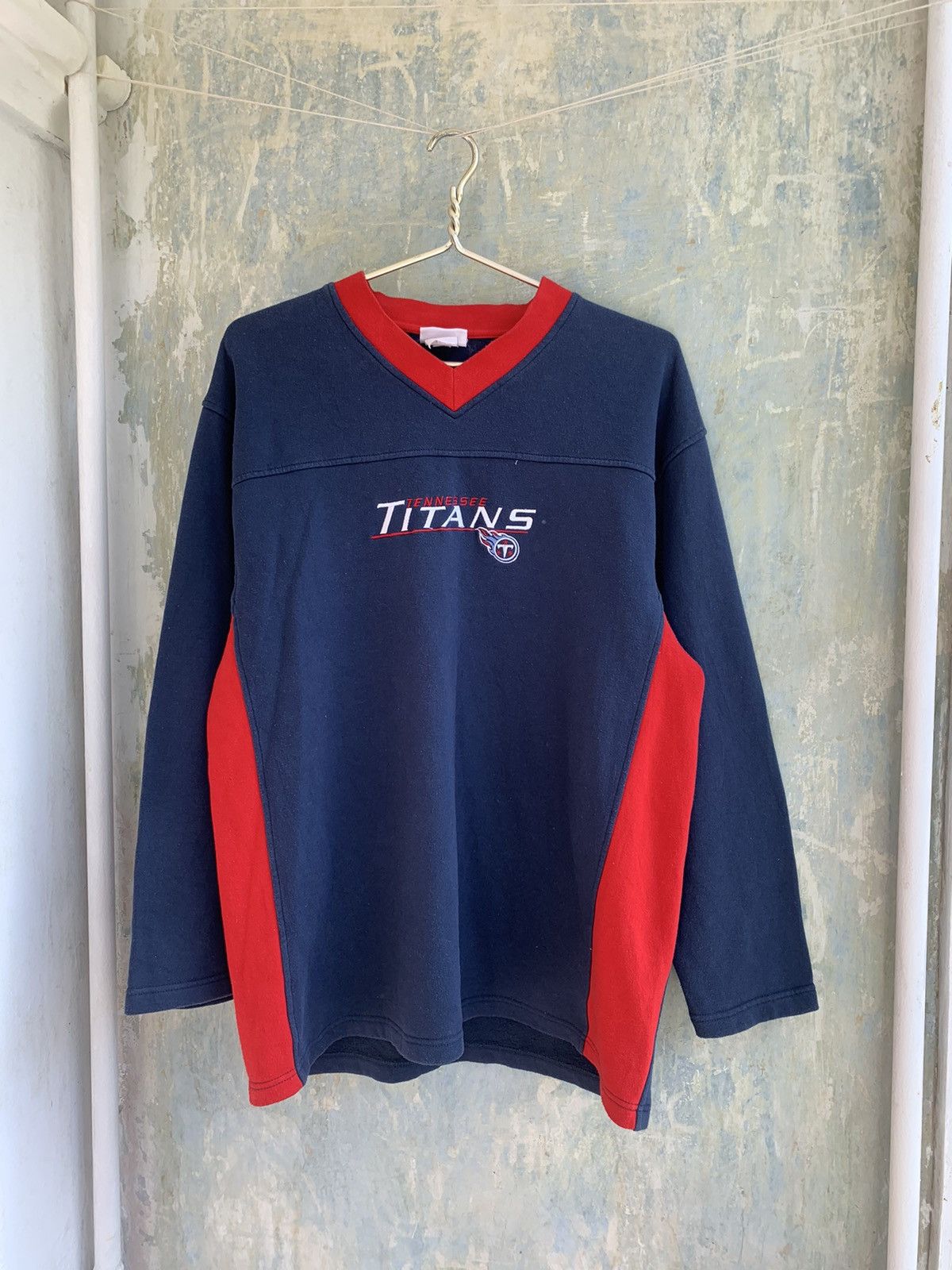 NFL × Vintage Vintage Rare NFL Football Tennessee Titans Sweatshirt Crewne Size US M / EU 48-50 / 2 - 4 Thumbnail