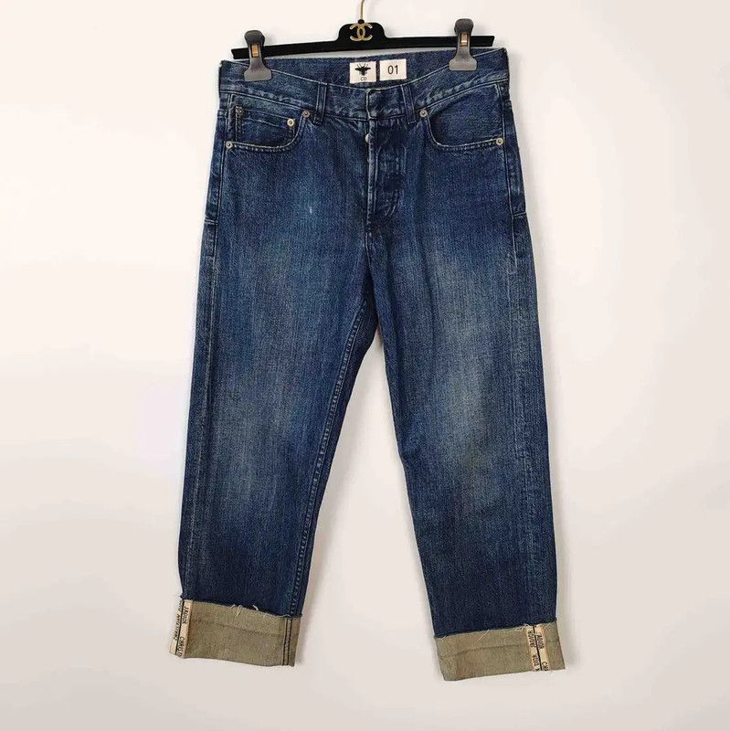 Dior Dior Women's Blue Cotton Denim Pants 0089 Size 27" / US 4 / IT 40 - 1 Thumbnail