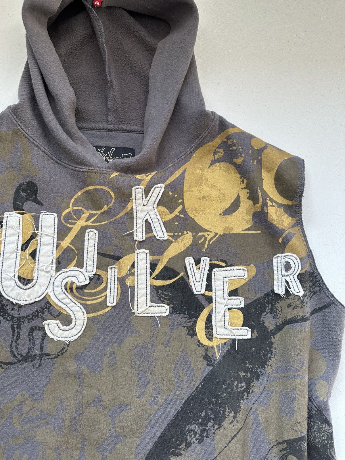 Quicksilver Y2k Vintage Quicksilver Hooded Vest Oversized Size US M / EU 48-50 / 2 - 7 Thumbnail