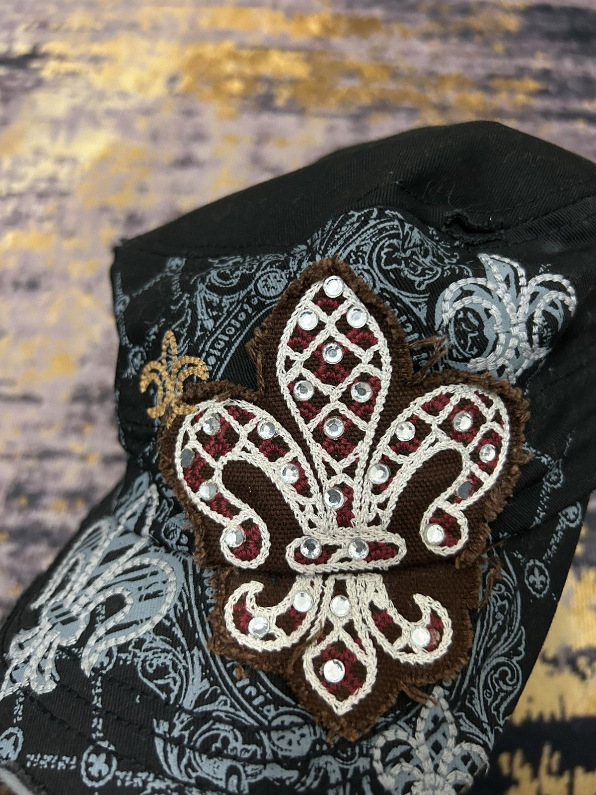 If Six Was Nine Kbethos Cross Camo Swarovski Patrol Caps Size ONE SIZE - 7 Thumbnail