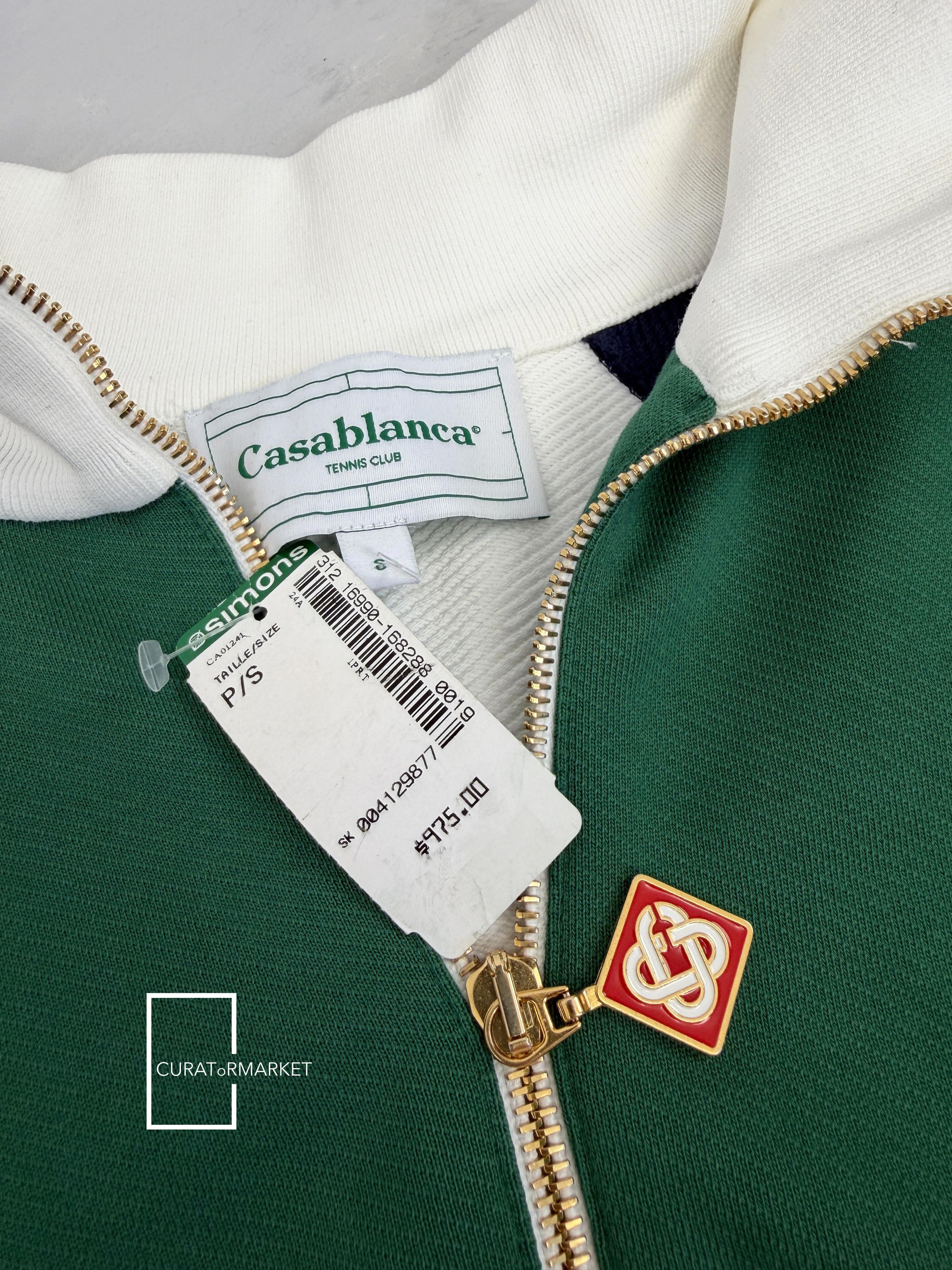 Casablanca Relaxed Embossed Monogram Design Quarter Zip Track Top FW24 Size US S / EU 44-46 / 1 - 7 Thumbnail