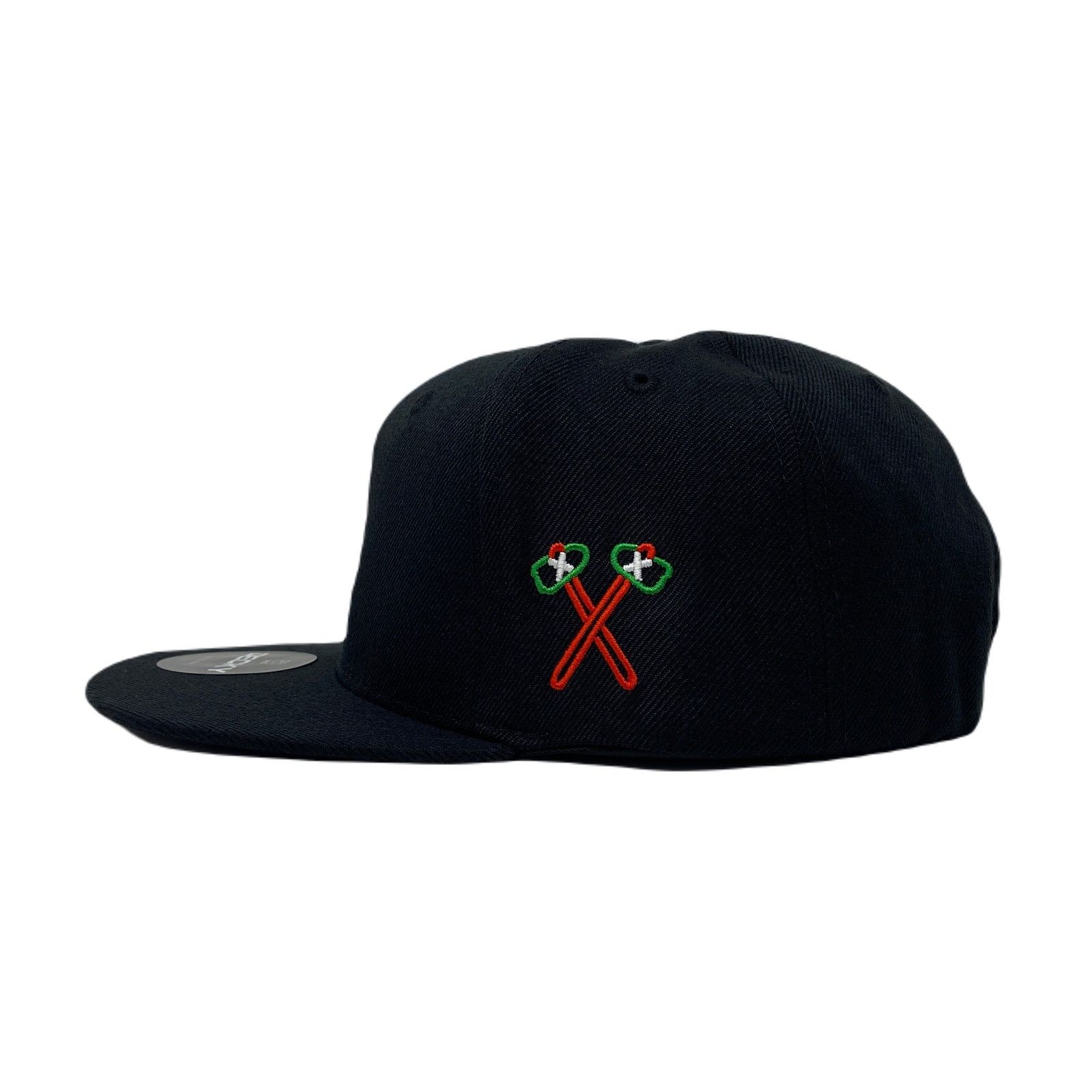 Other Indian Feathers Tomahawk Snapback Hat All Black Size ONE SIZE - 6 Thumbnail
