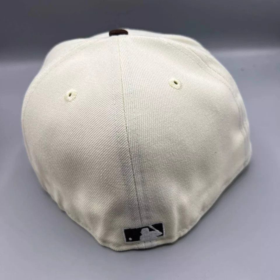 New Era New York Yankees Hat Men 7 1/2 59Fifty New Era MLB Fitted Size ONE SIZE - 5 Thumbnail