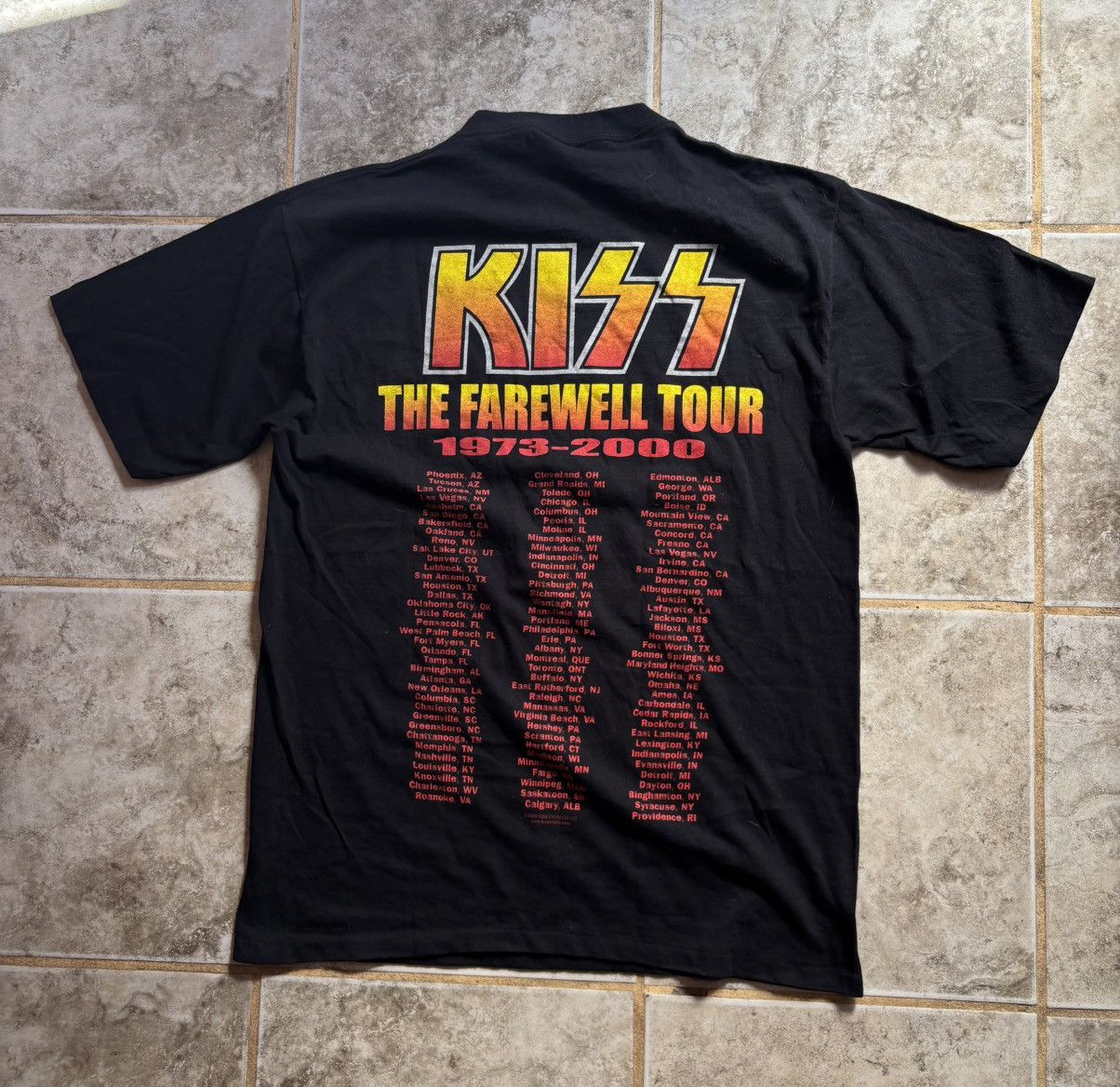 Vintage Kiss Tour 2000 Size US L / EU 52-54 / 3 - 2 Thumbnail