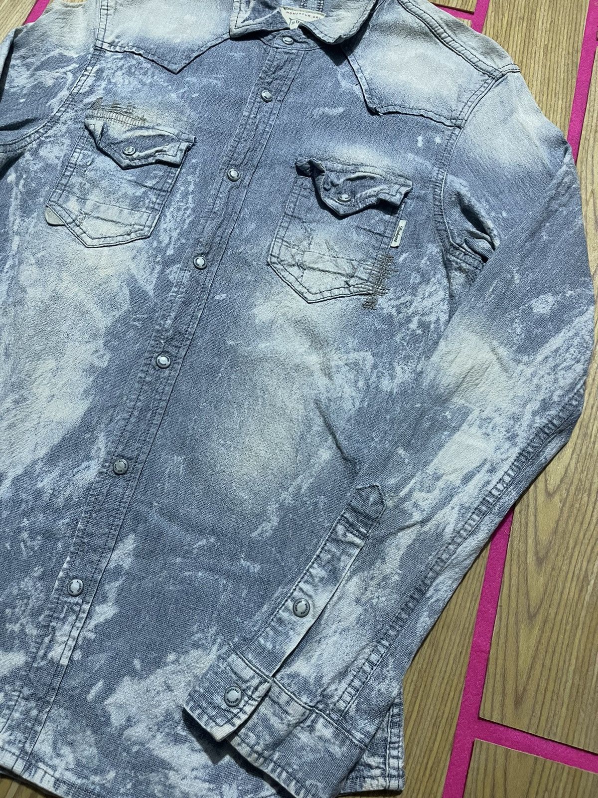 If Six Was Nine VINTAGE Y2K BUCKAROO long sleeve shirt with a rare pattern Size US M / EU 48-50 / 2 - 3 Thumbnail