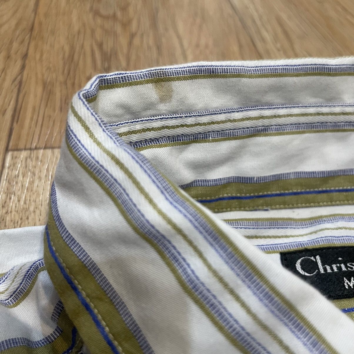 Christian Dior Monsieur Christian Dior Button Up Shirt Striped Workwear Size US L / EU 52-54 / 3 - 8 Thumbnail