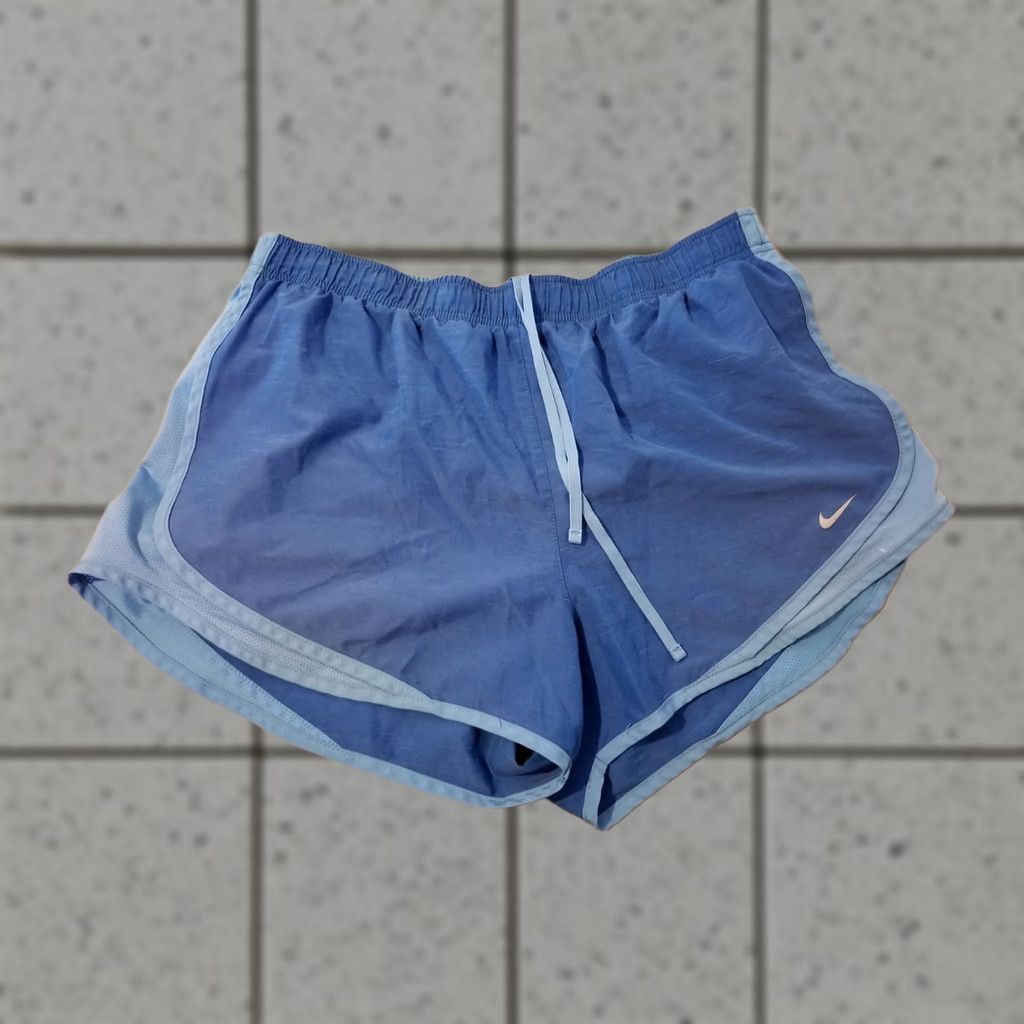 Nike Womens Nike Shorts XL Blue Athletic Gym Workout Size 40" / US 18 - 1 Thumbnail
