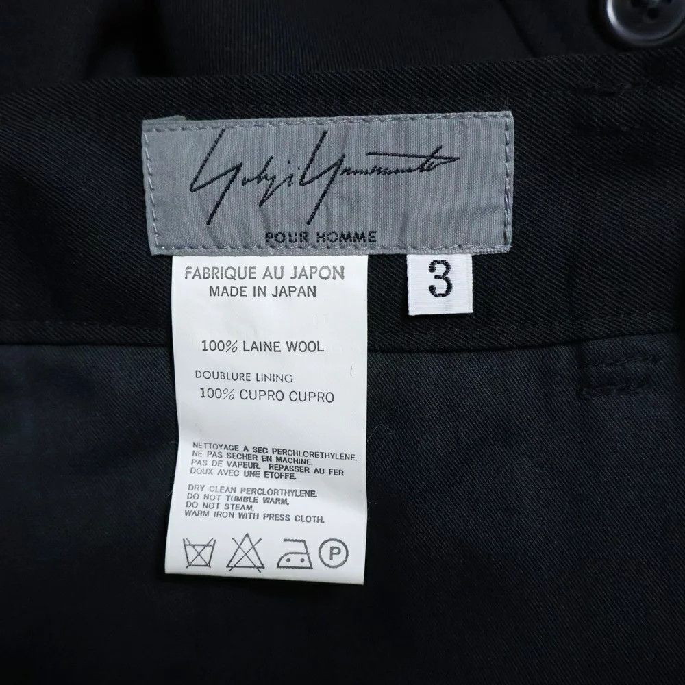 Yohji Yamamoto Yohji Yamamoto POUR HOMME //02SS Tucked Toe Lathers Slacks Size US 31 - 7 Thumbnail