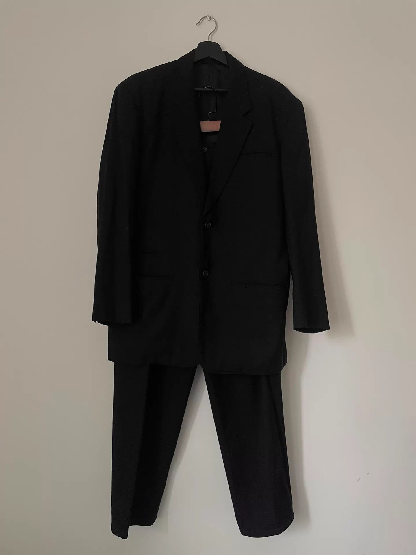 Yohji Yamamoto Yohji Yamamoto Vintage Black Suit Set M (CDG, Issey Miyake) Size US M / EU 48-50 / 2 - 1 Thumbnail