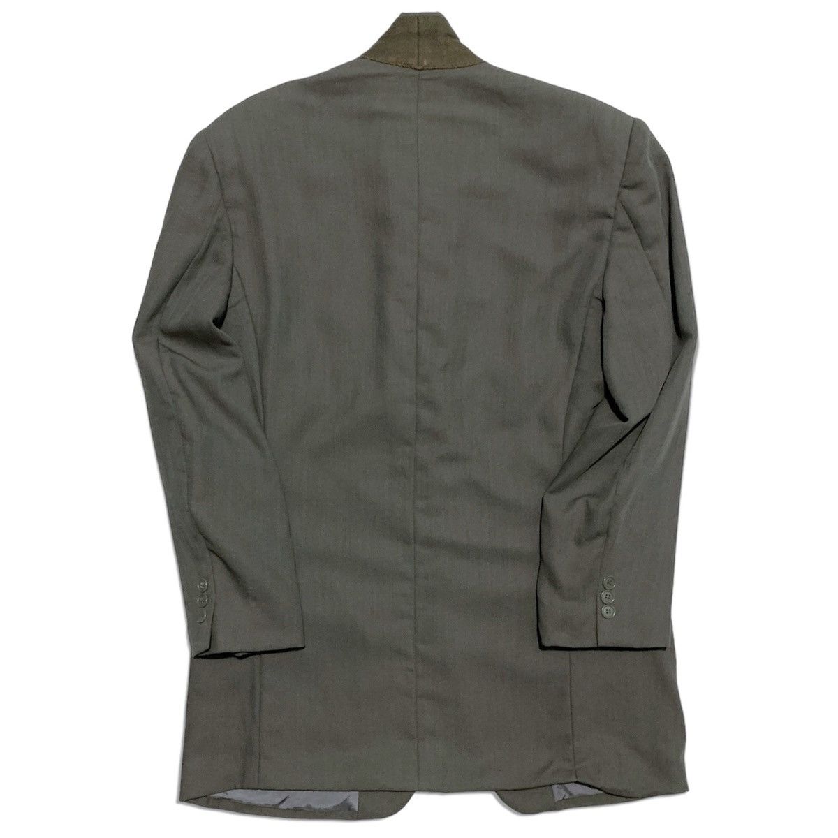 Giorgio Armani Giorgio Armani 1980s Moss Green Wool Blazer Size 46R - 6 Thumbnail