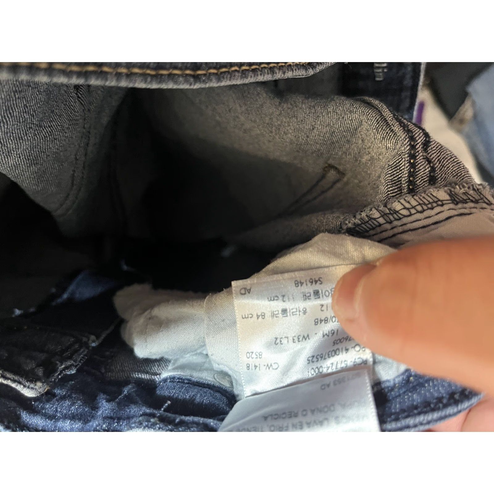 Levi's Levi's Jeans Slim 33x21 Hemmed Capri 5-Pocket Denim Blue Women’s Size 33 Regular Stretch Vintage: No Size 24" / US 00 / IT 34 - 6 Thumbnail