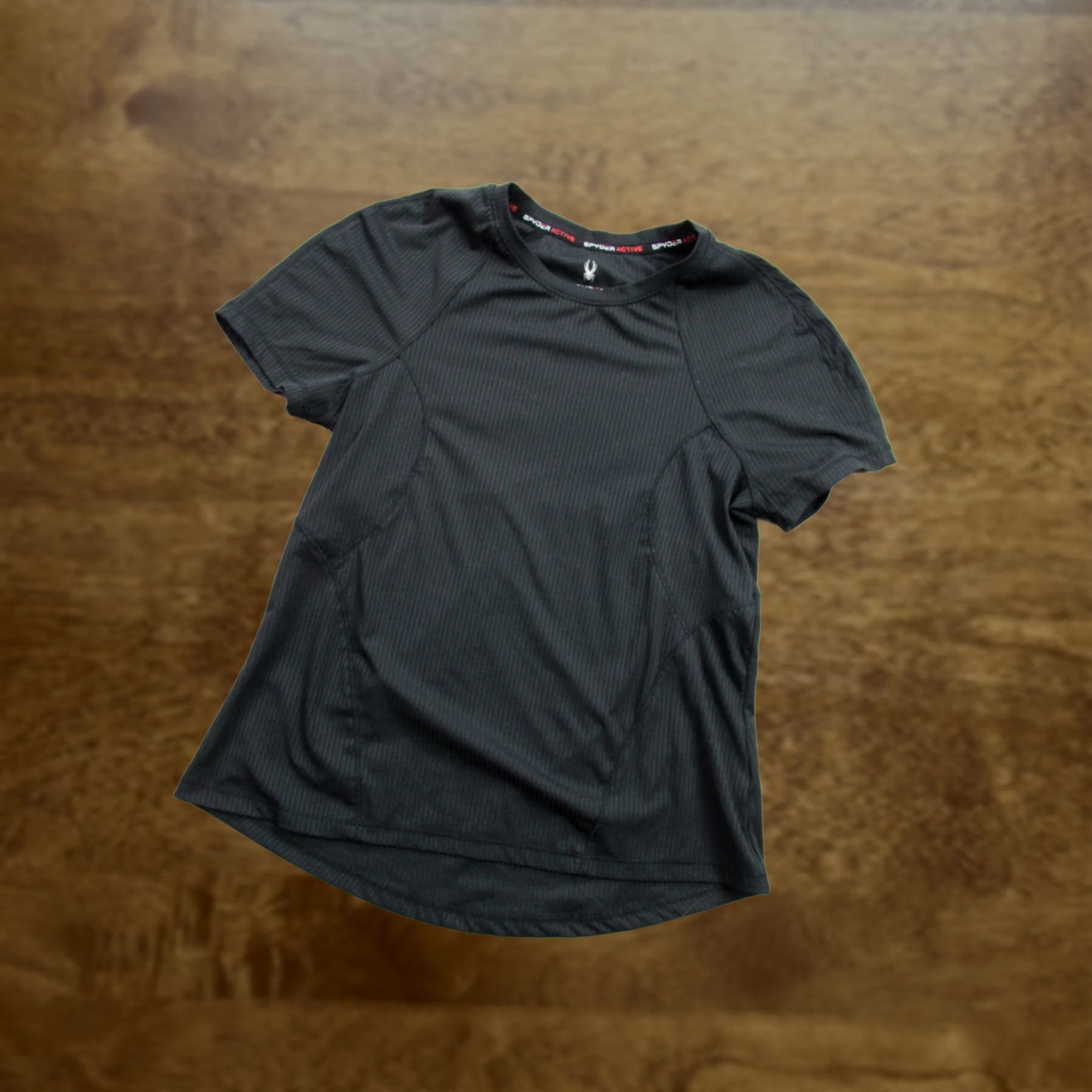 Spyder Spyder Shirt Small Black Short Sleeve Crew Neck Outdoors Lightweight Mens Size US S / EU 44-46 / 1 - 1 Thumbnail