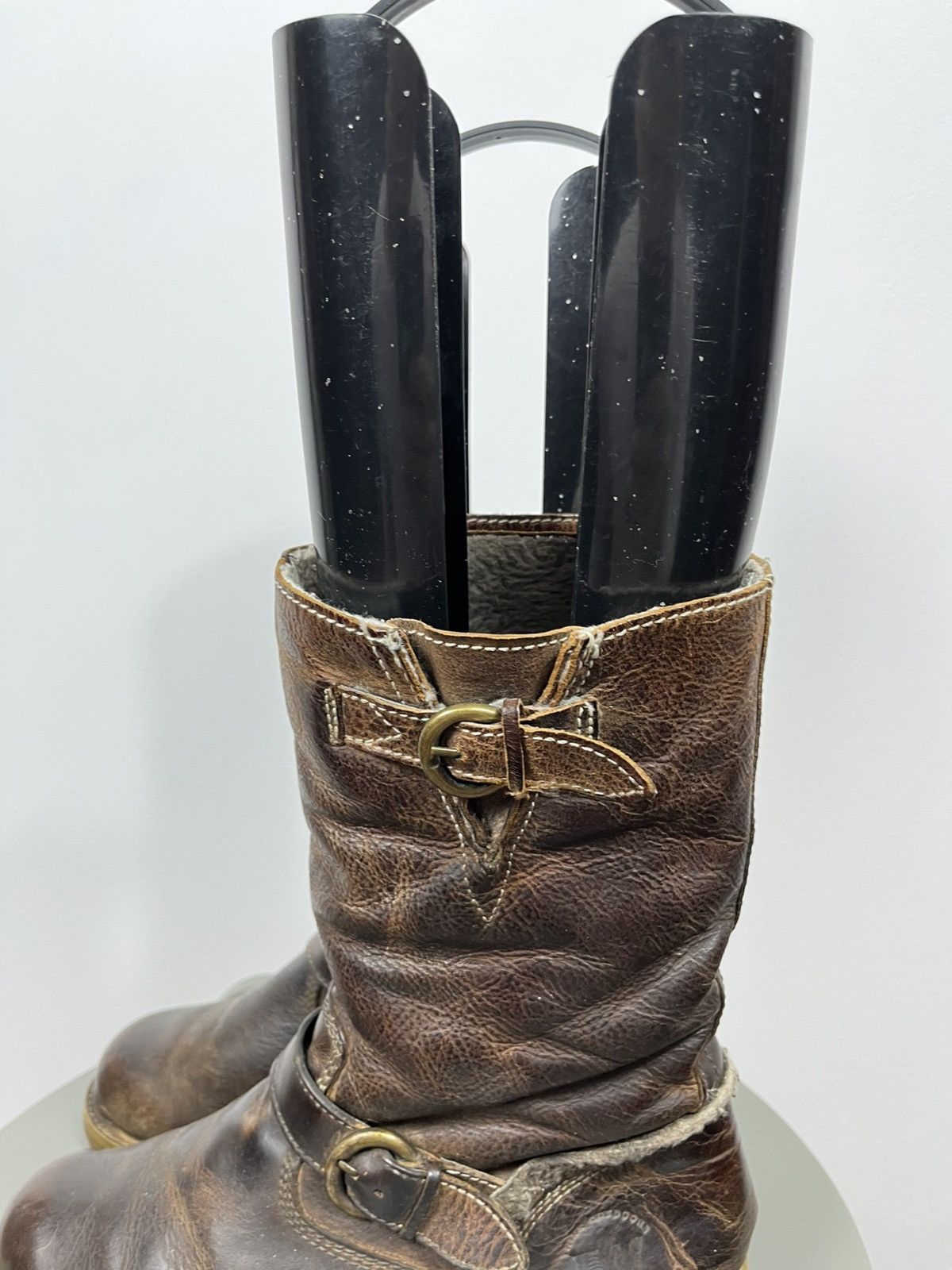 Other Avant Garde Distressed Leather Biker Boots EU 41 Brown Size US 8 / EU 41 - 5 Thumbnail