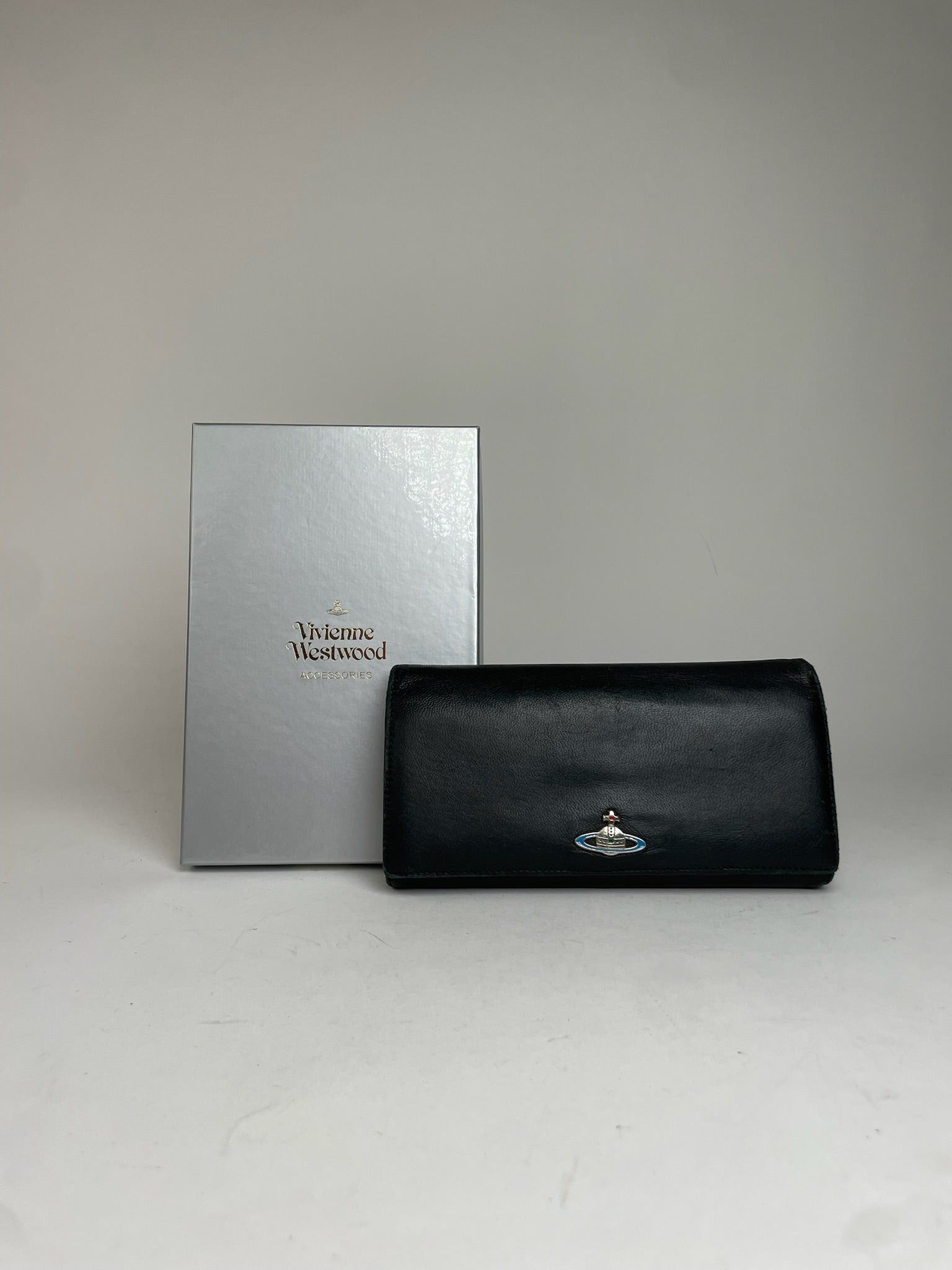 Vivienne Westwood Vintage Leather Wallet Black Size ONE SIZE - 1 Thumbnail