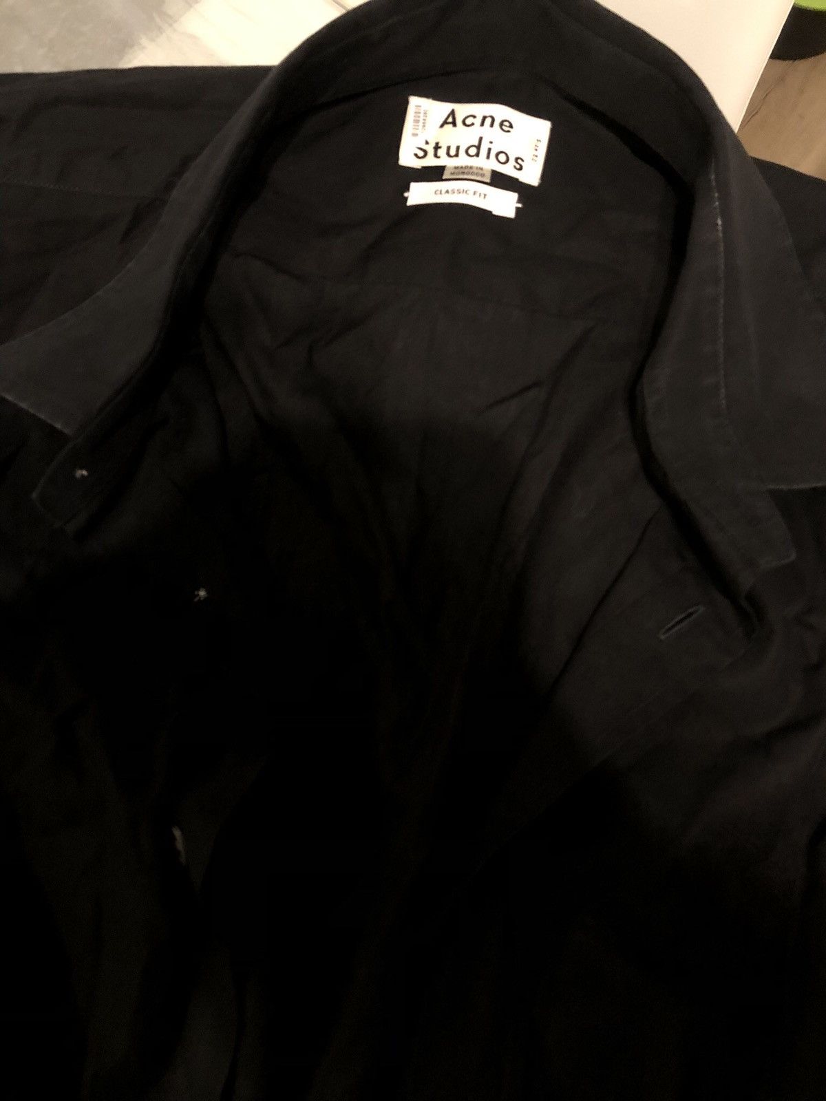 Acne Studios Black Acne Studios Shirt Size US L / EU 52-54 / 3 - 1 Thumbnail