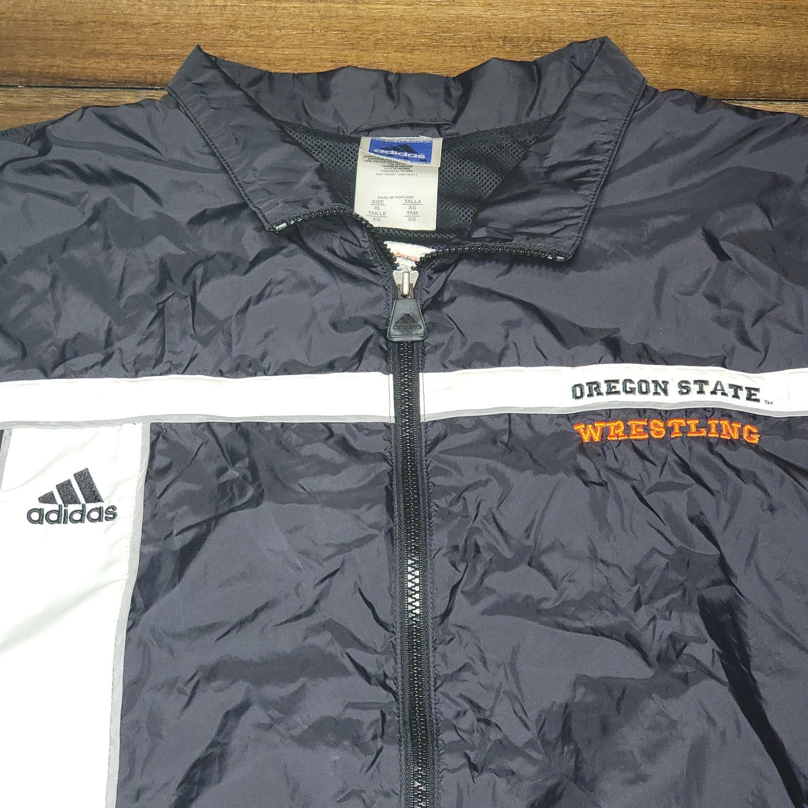 Adidas Adidas Full Zip Windbreaker "Oregon St Beavers Wrestling"-XL Size US XL / EU 56 / 4 - 2 Thumbnail