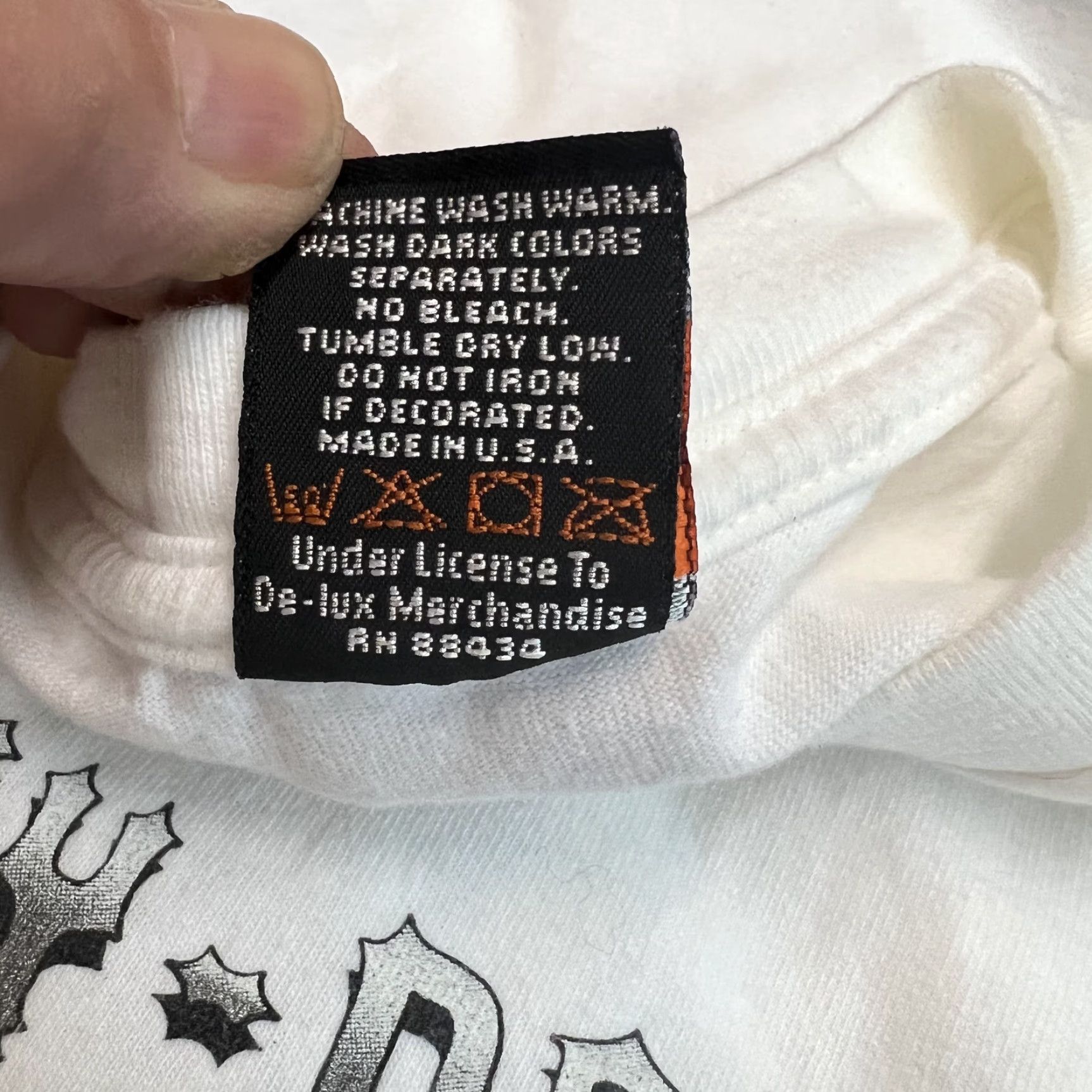 Harley Davidson Harley-Davidson T-Shirt Harley Davidson Motorcycle White 2003 Mens XL Cotton Crew Neck Short Sleeve Graphic Print Size US XL / EU 56 / 4 - 7 Thumbnail