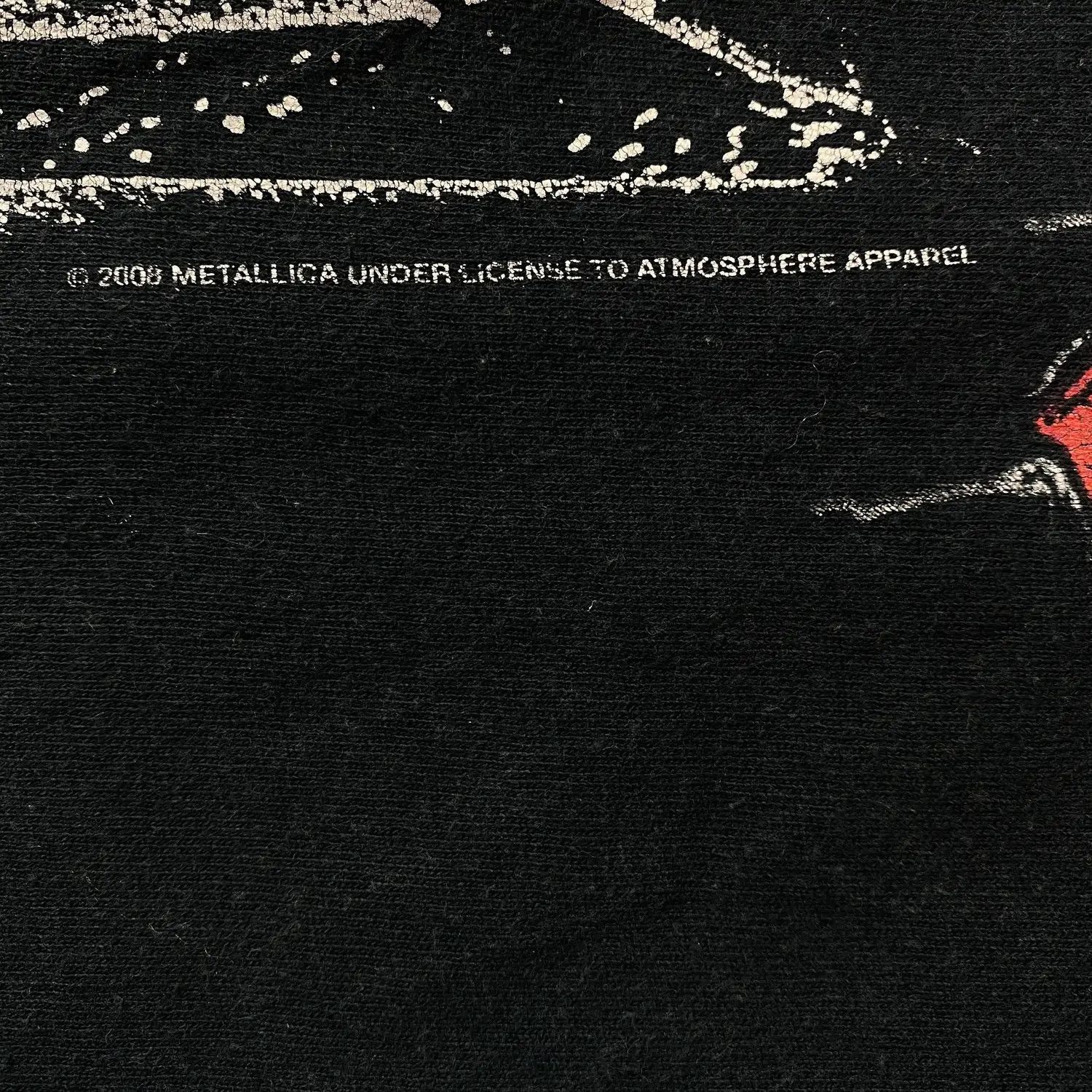 Band Tees × Vintage Mens Vintage T Shirt Metallica 2008 Size M Size US M / EU 48-50 / 2 - 4 Thumbnail