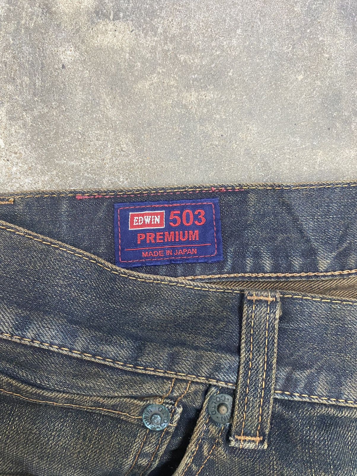 Edwin × Japanese Brand × Vintage Edwin 503 blue jeans wash japanese brand Size US 30 / EU 46 - 5 Thumbnail