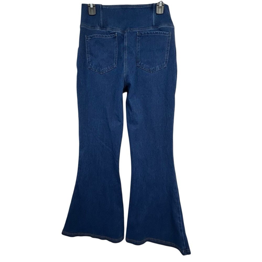 Other Halara Flex High Waisted Crossover Stretch Knit Flare Jeans Size 31" - 3 Thumbnail