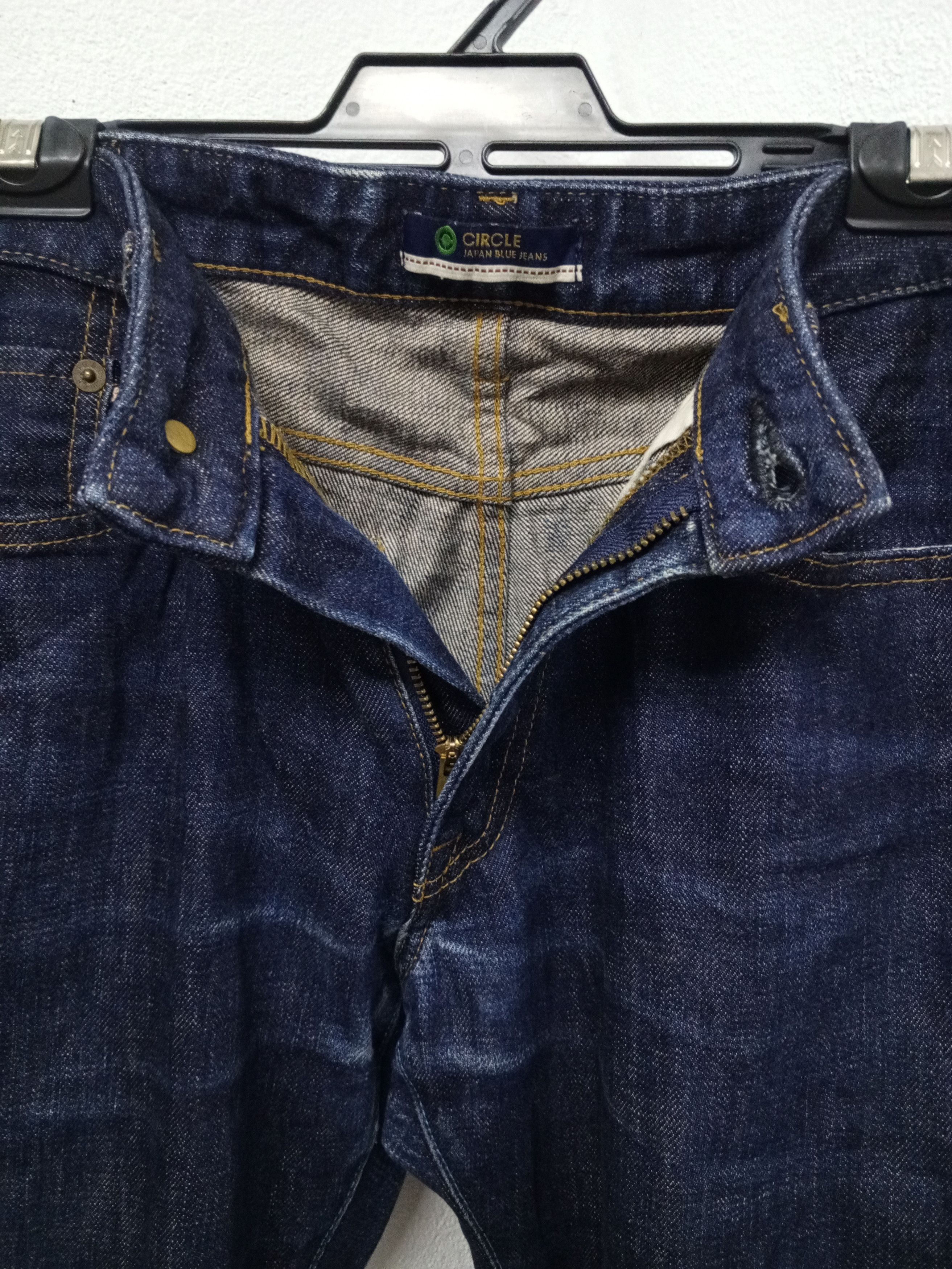 Japan Blue Jeans 🔥JAPAN BLUE JEANS SALVEDGE BLUE/BLACK🔥 Size US 31 - 7 Thumbnail