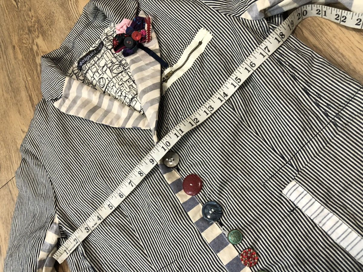 Desigual Desigual two tone hickory jacket Size US M / EU 48-50 / 2 - 7 Thumbnail