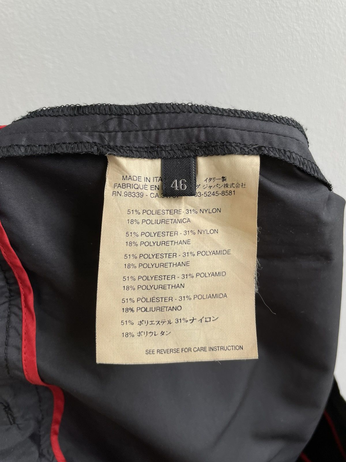 Prada Prada Red Tab Nylon Shorts Cropped Breeches Custom Size US 32 / EU 48 - 16 Thumbnail