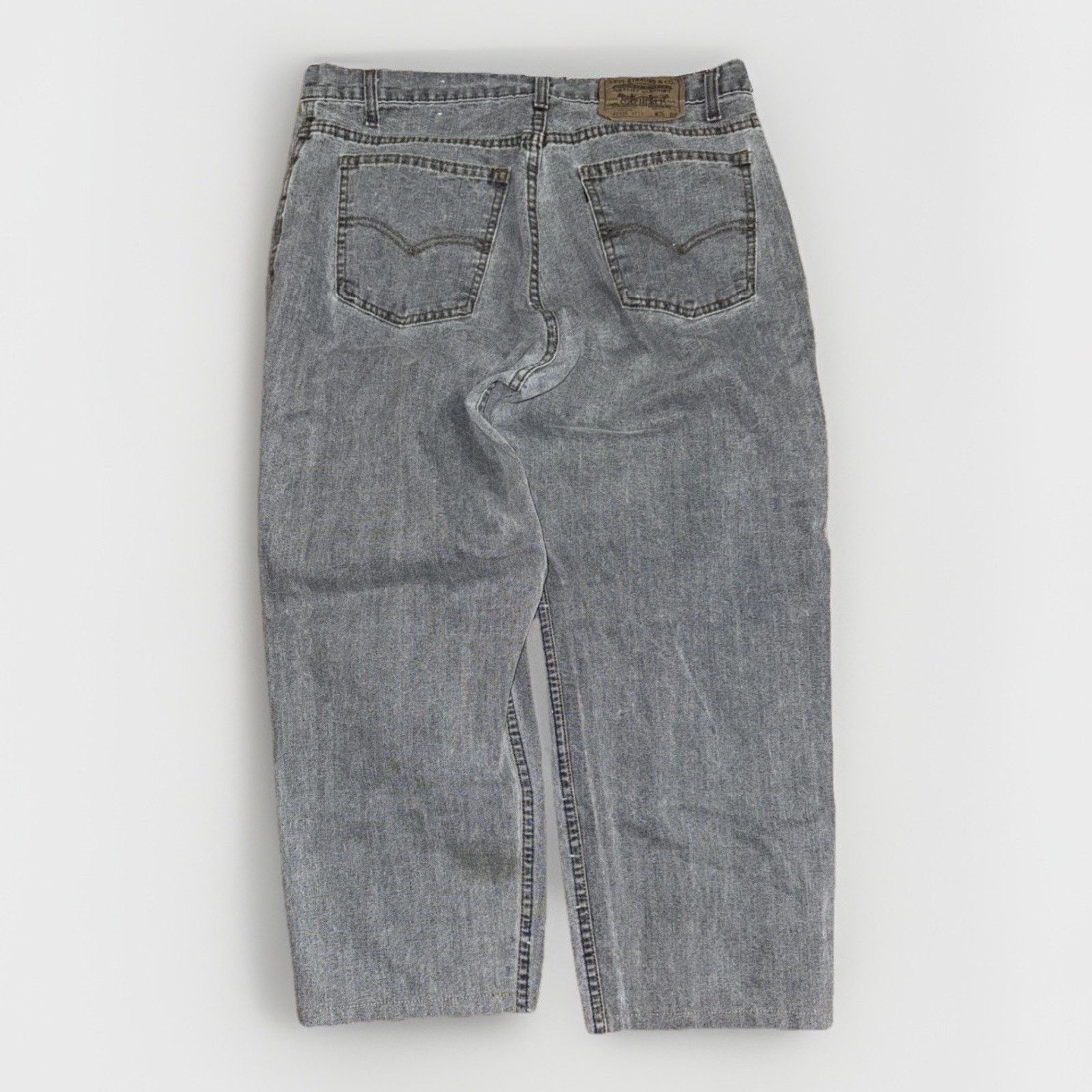 Levi's × Vintage Vintage Levi’s 505 Jeans Made in USA Gray Zip Fly Orange Tab Size US 34 / EU 50 - 7 Thumbnail