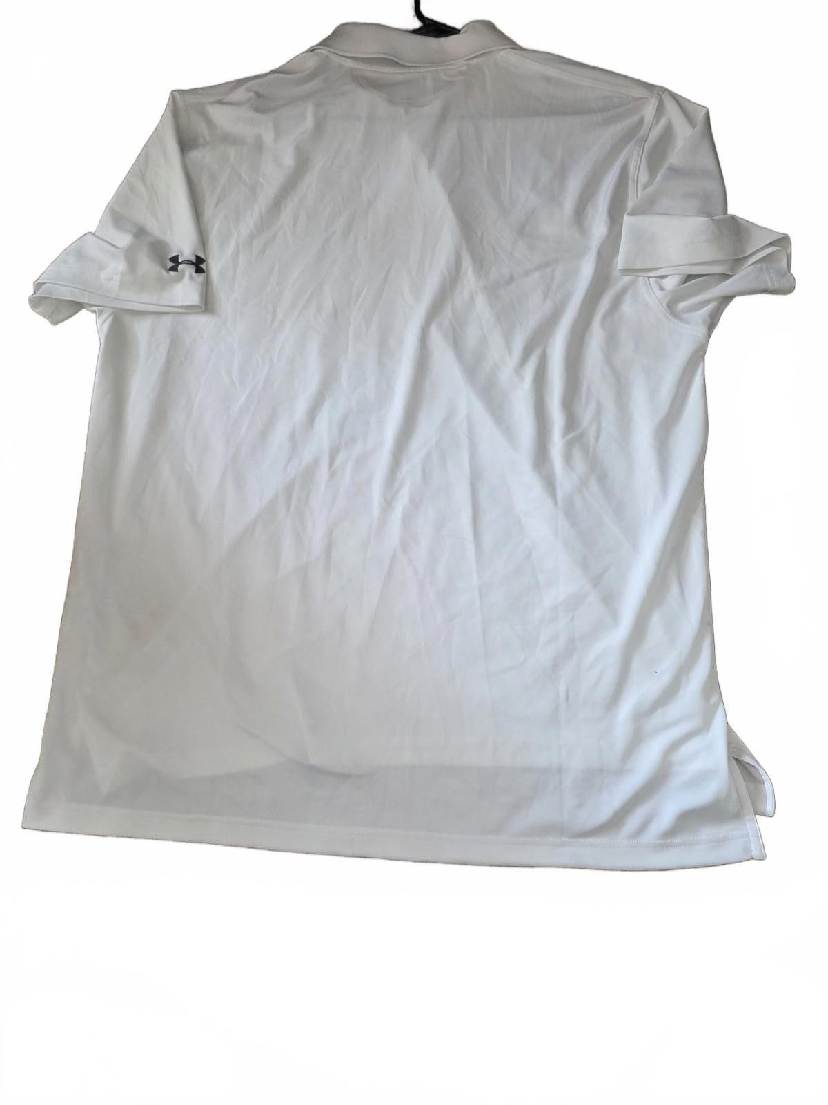 Under Armour Under Armour White Golf Polo Shirt Loose Heat Gear Mens XXL Size US XXL / EU 58 / 5 - 6 Thumbnail