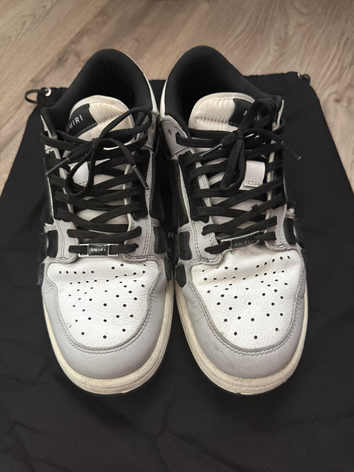 Amiri Amiri Skel Top Low Size US 12 / EU 45 - 4 Thumbnail