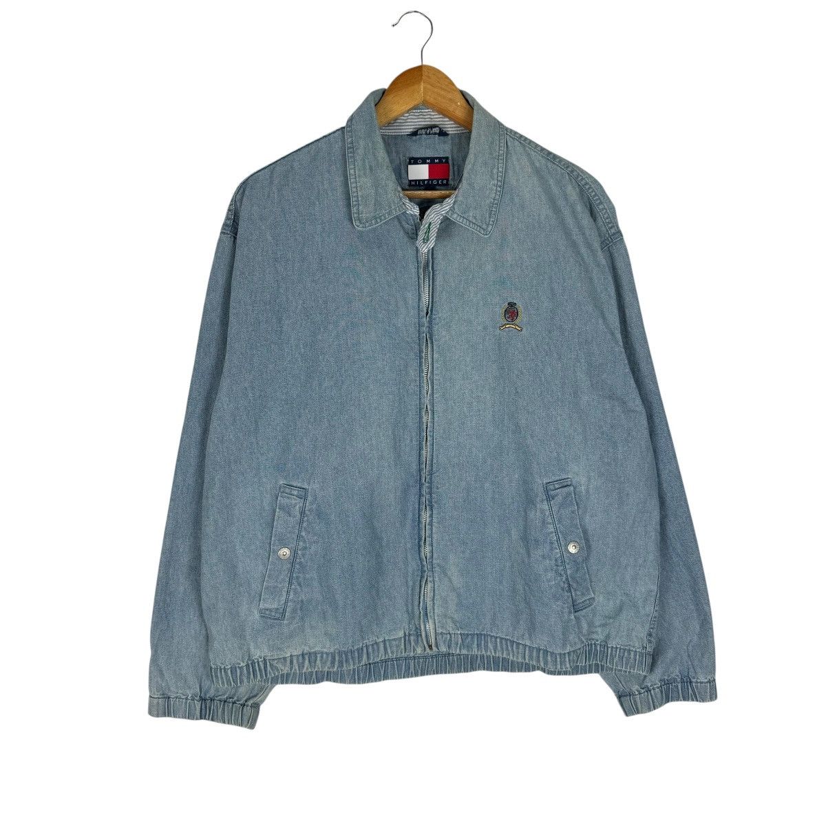 Tommy Hilfiger ☀️TOMMY HILFIGER HERRINGTON DENIM JACKET Size US L / EU 52-54 / 3 - 1 Thumbnail