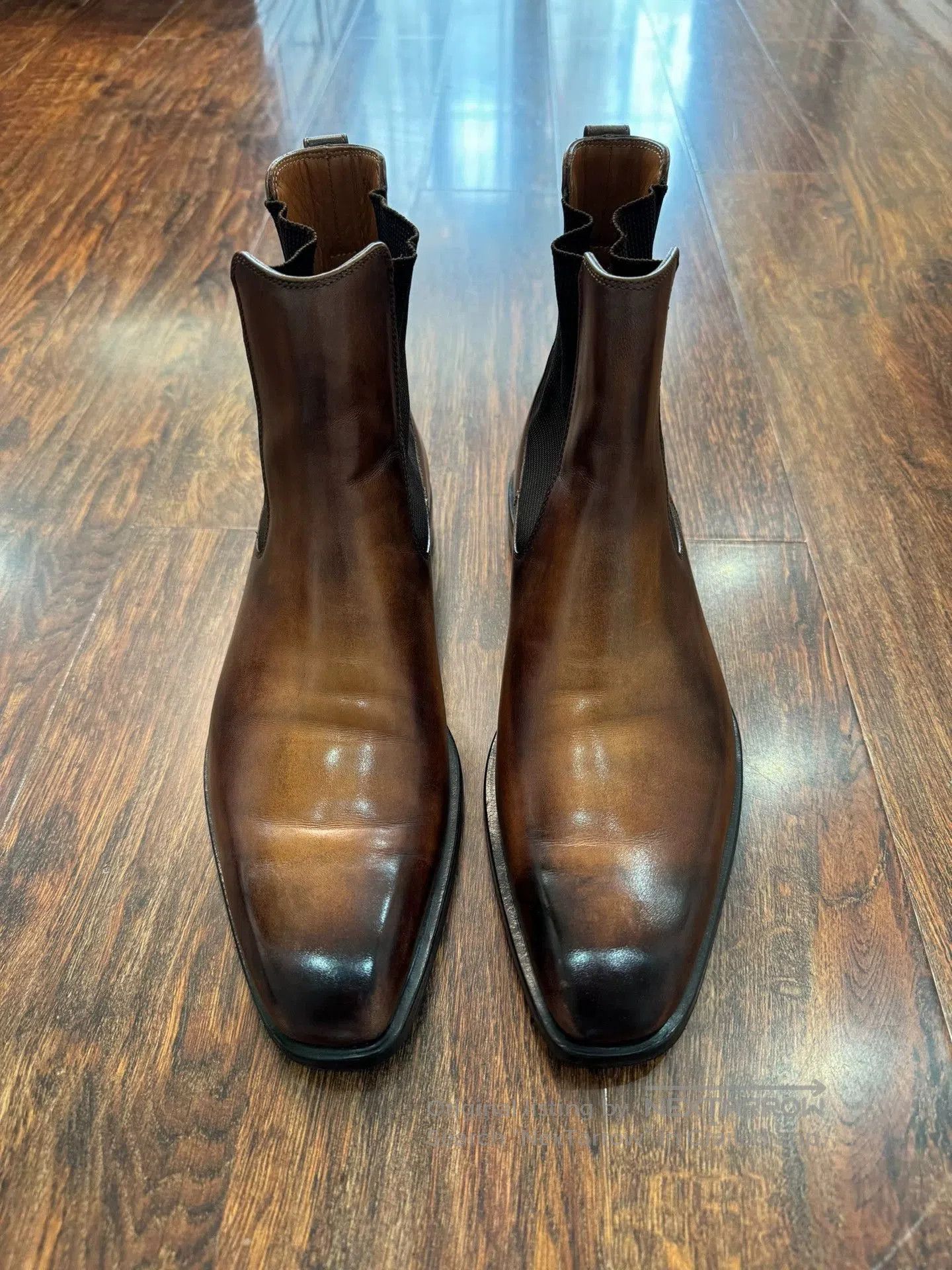 Berluti Brown Leather Chelsea Boots Size 7. Size US 7 / EU 40 - 1 Thumbnail