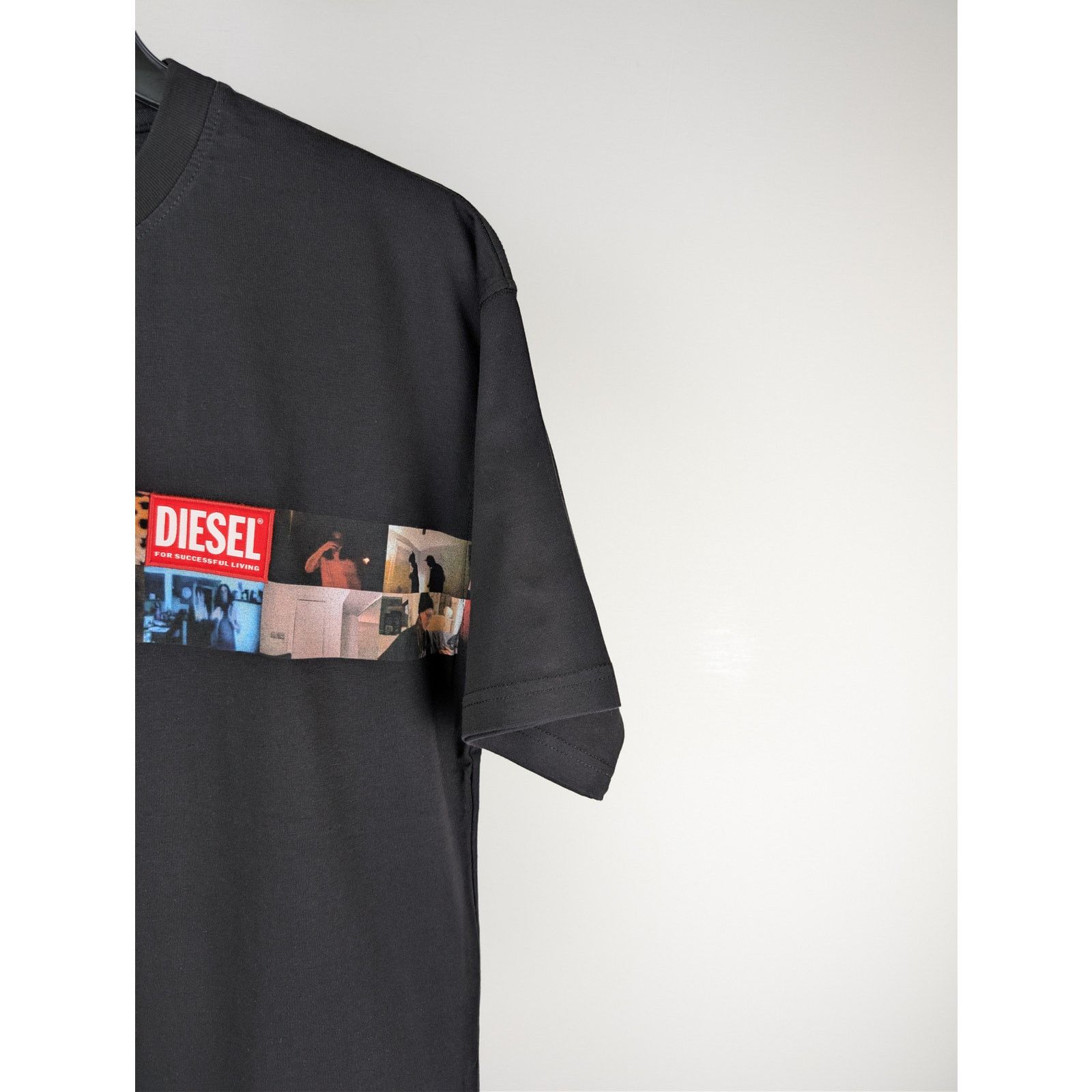 Diesel o1rshd1 T-Boxty T-shirt in black cotton jersey Size US L / EU 52-54 / 3 - 5 Thumbnail