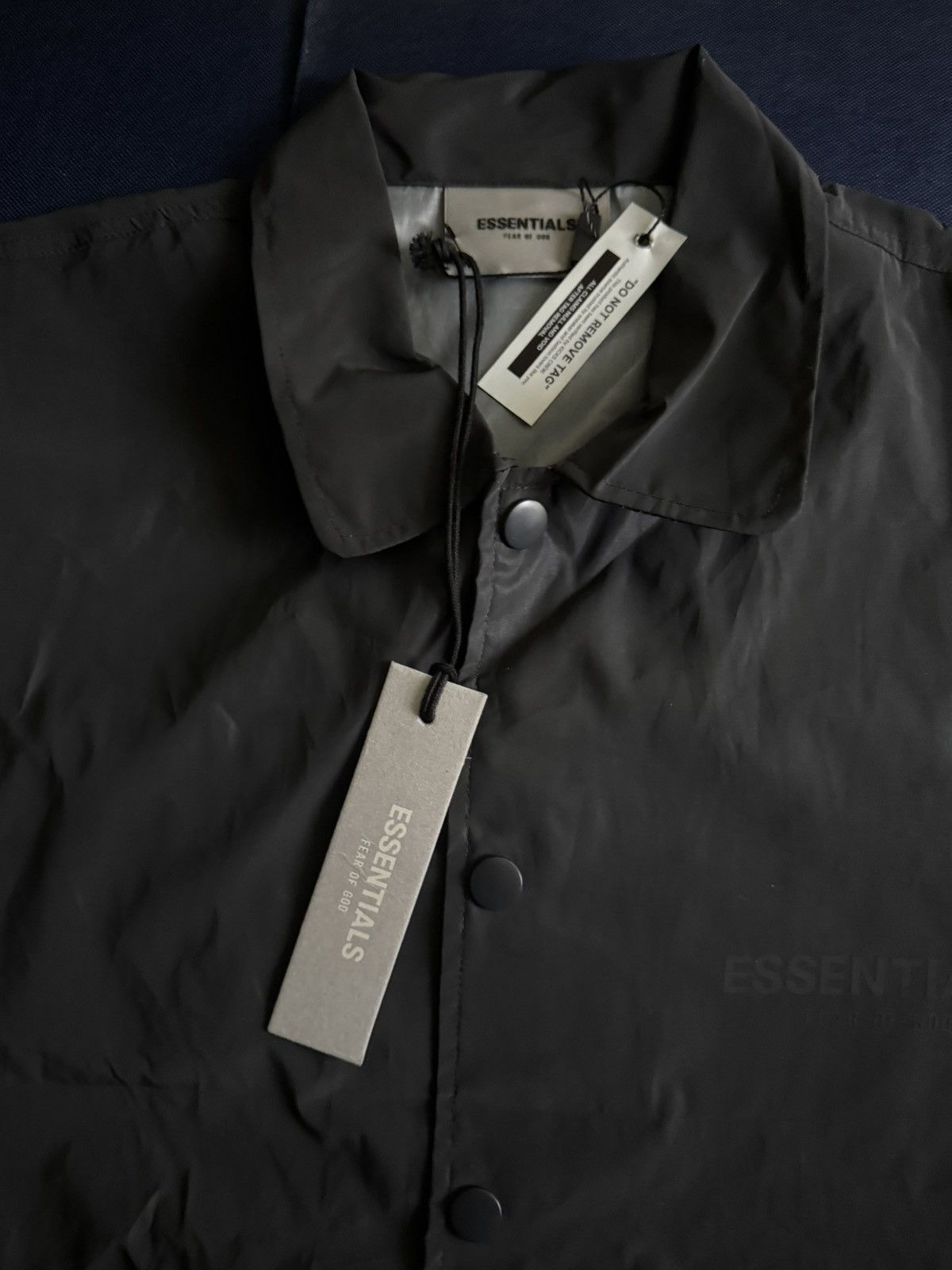 Fear of God Essentials black coach jacket Size US S / EU 44-46 / 1 - 6 Thumbnail