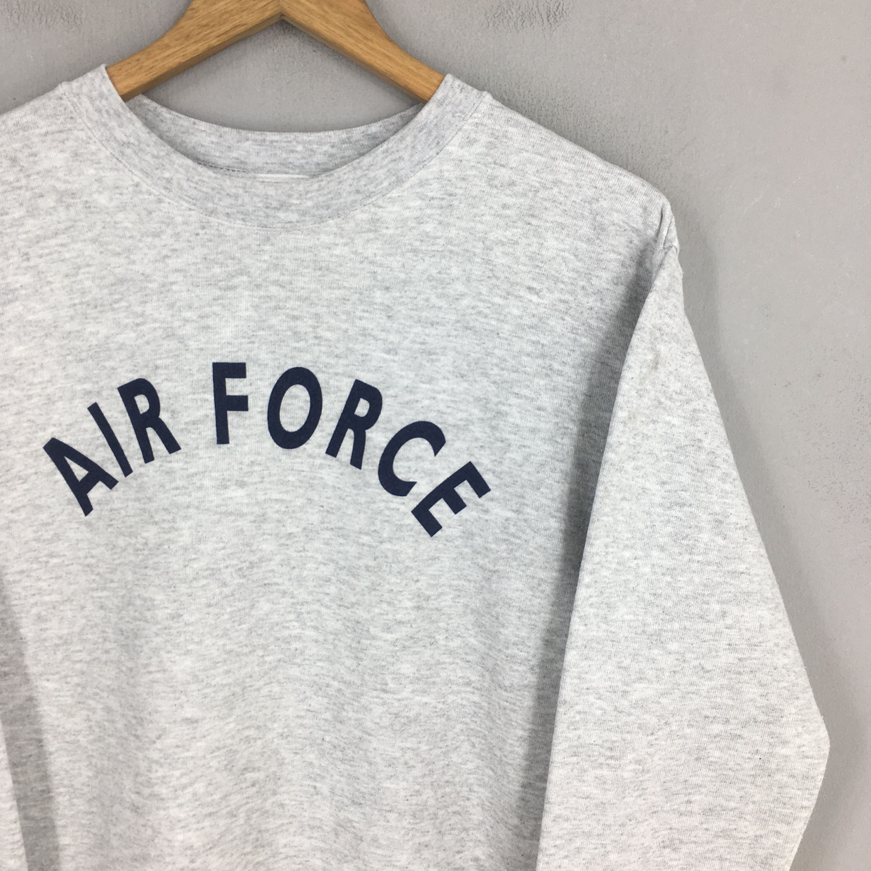 Other Vintage 90s Usa Air Force Gray Sweatshirt XSmall Size US XS / EU 42 / 0 - 2 Thumbnail