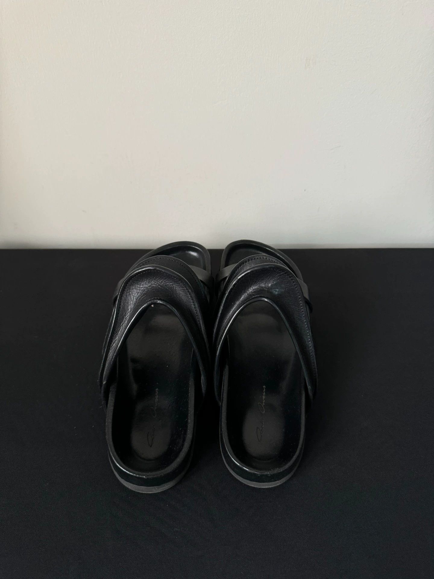 Rick Owens Rick Owens Alien Leather Slippers 37 No Acc Size US 6.5 / IT 36.5 - 2 Thumbnail