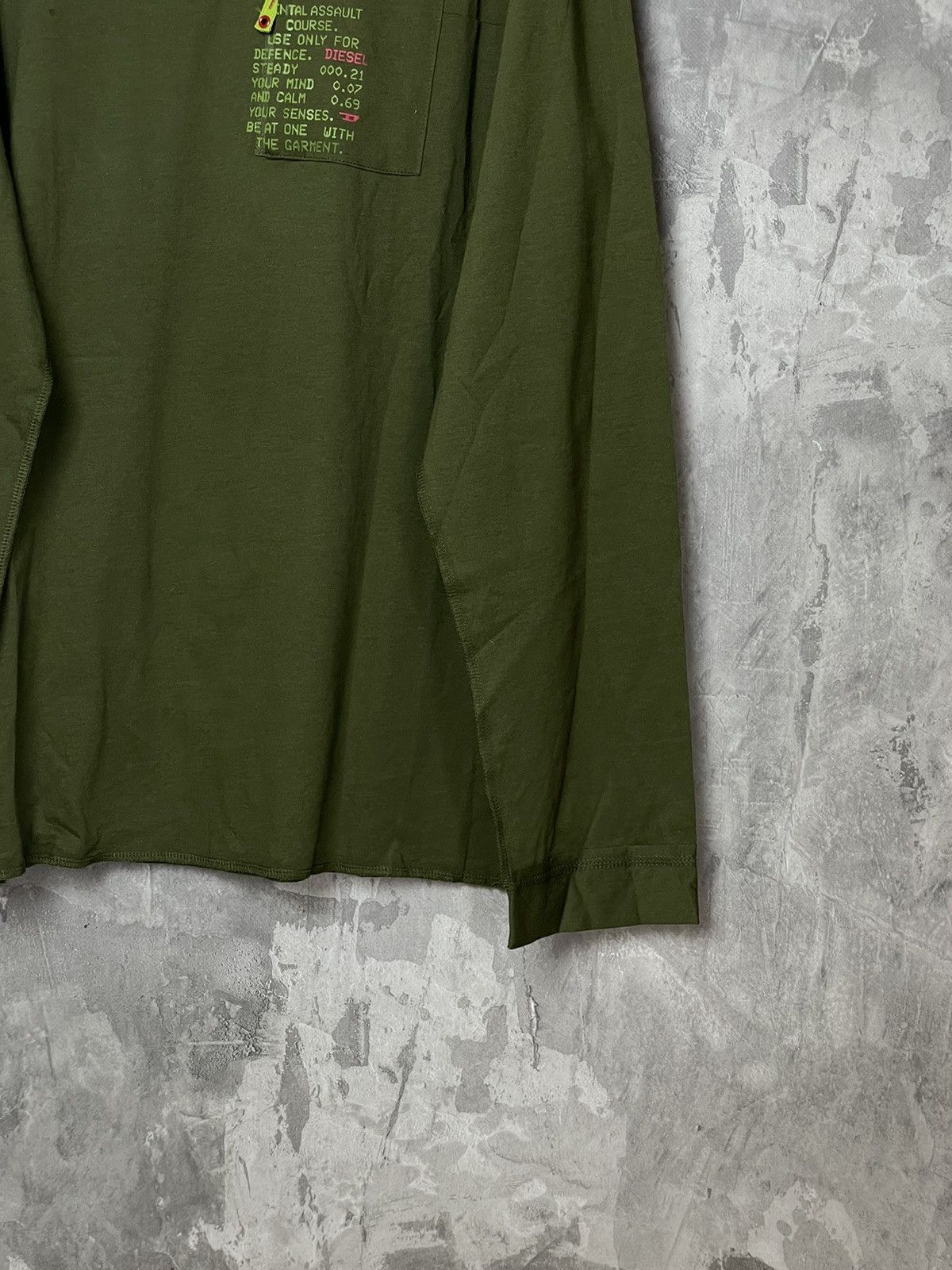 Diesel × Japanese Brand Vintage 90s Diesel Japan Style Rare Retro Long Sleeve Hype Size US XL / EU 56 / 4 - 6 Thumbnail