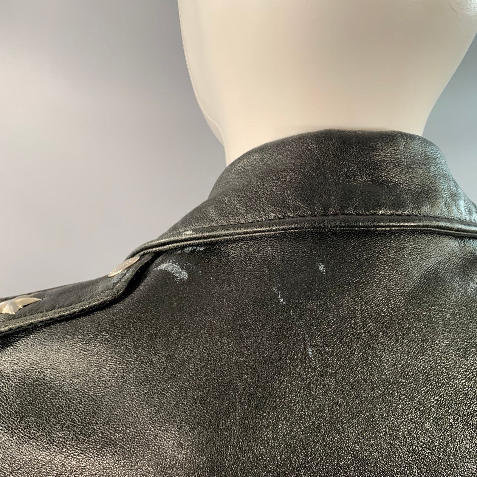 Schott PERFECTO by SCHOTT Size XS Black Leather Motorcycle Jacket Size XS / US 0-2 / IT 36-38 - 4 Thumbnail