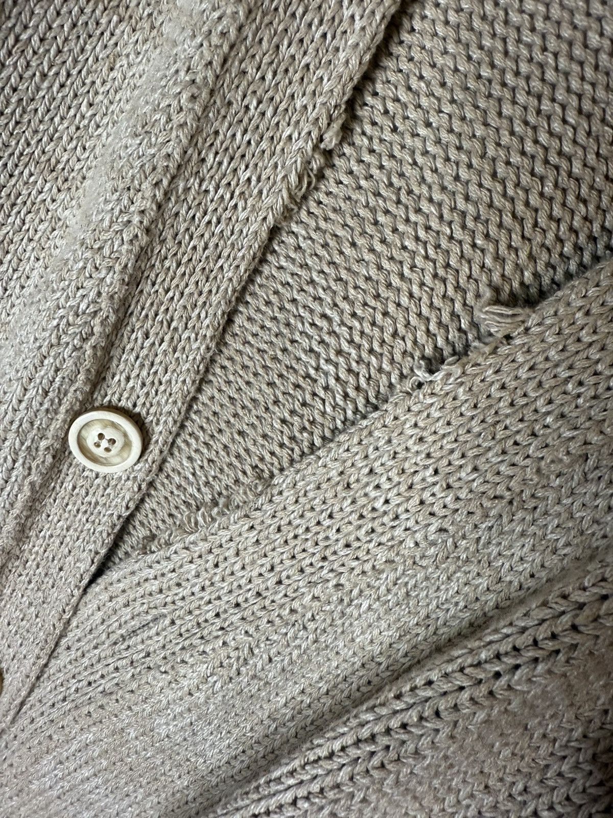 Maison Margiela Margiela 2022 distressed knit cardigan Size US L / EU 52-54 / 3 - 3 Thumbnail